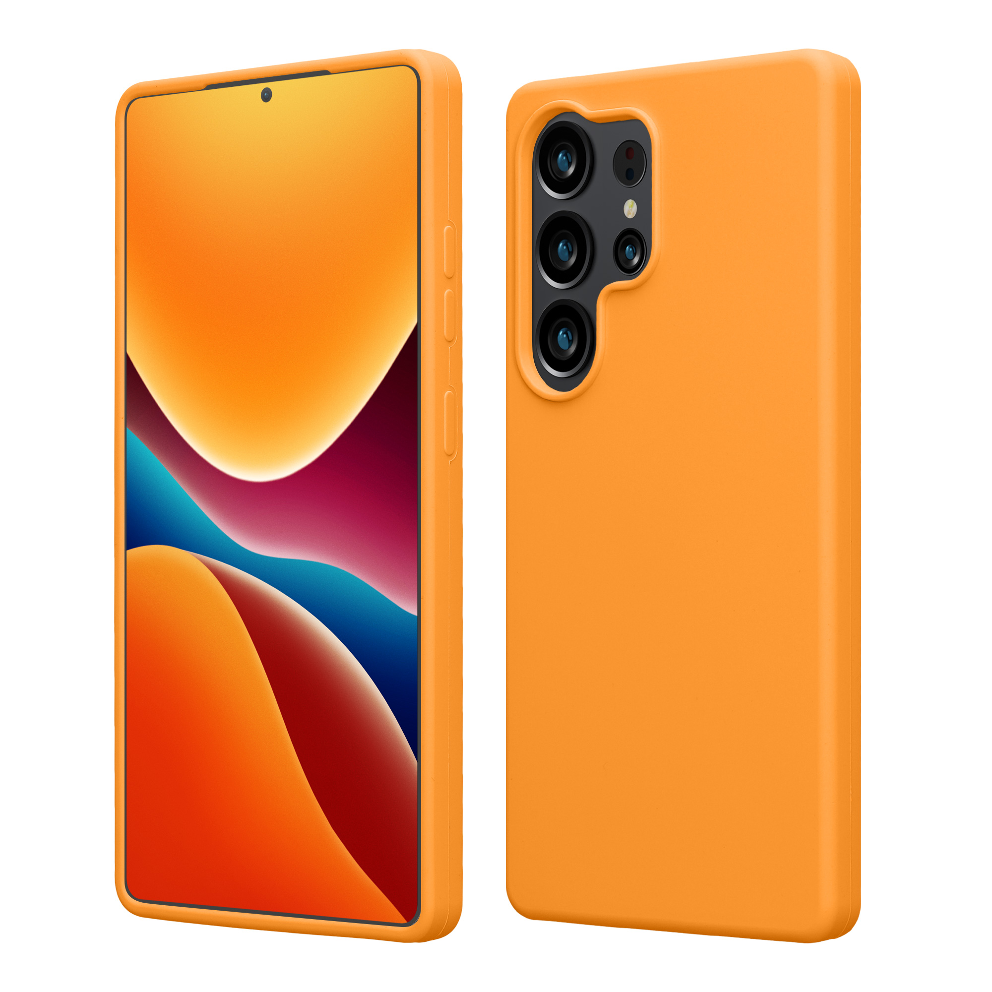 Kryt na mobil Samsung Galaxy S25 Ultra kwmobile oranžová Fruity Orange