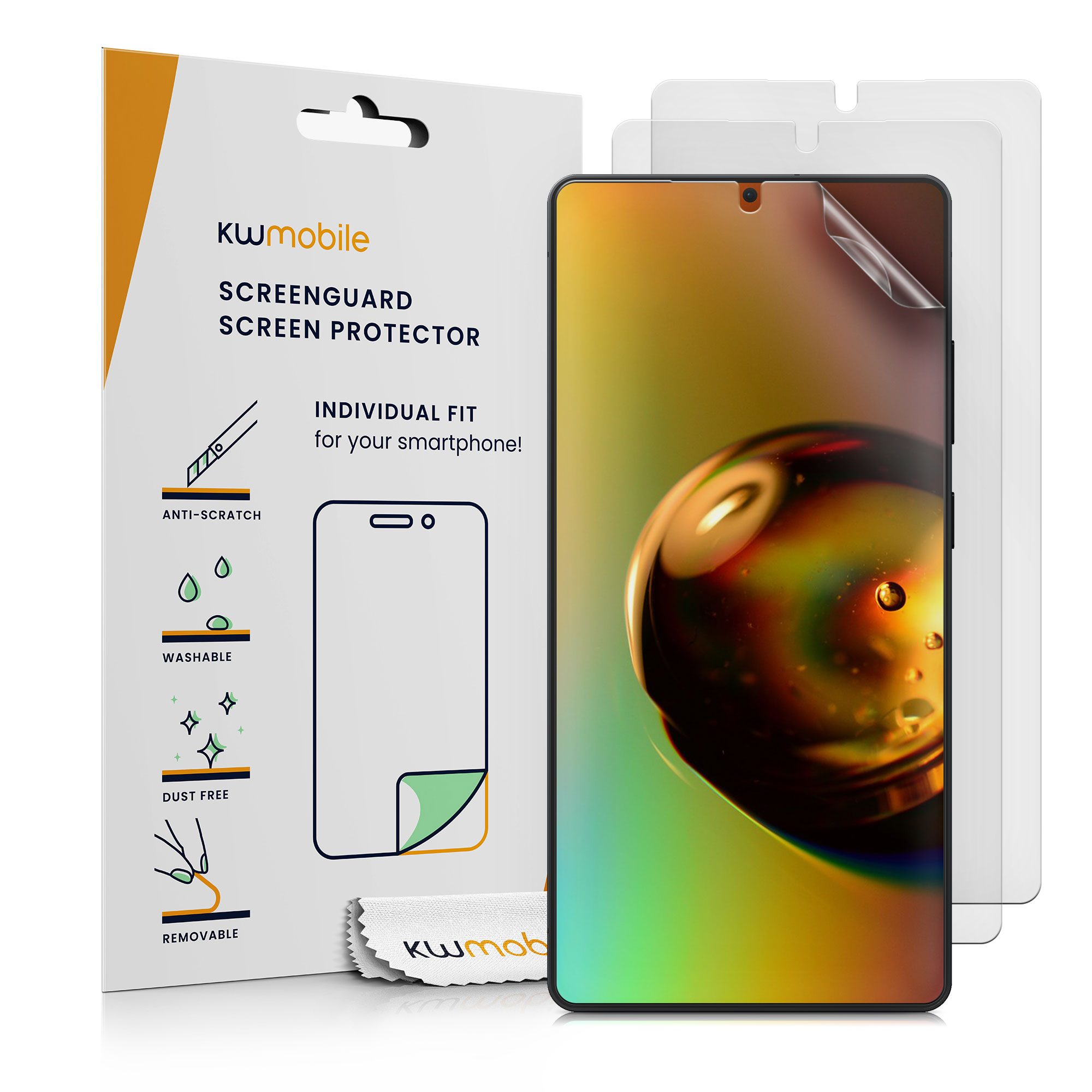3x matná ochranná fólie kwmobile Samsung Galaxy S25 Ultra