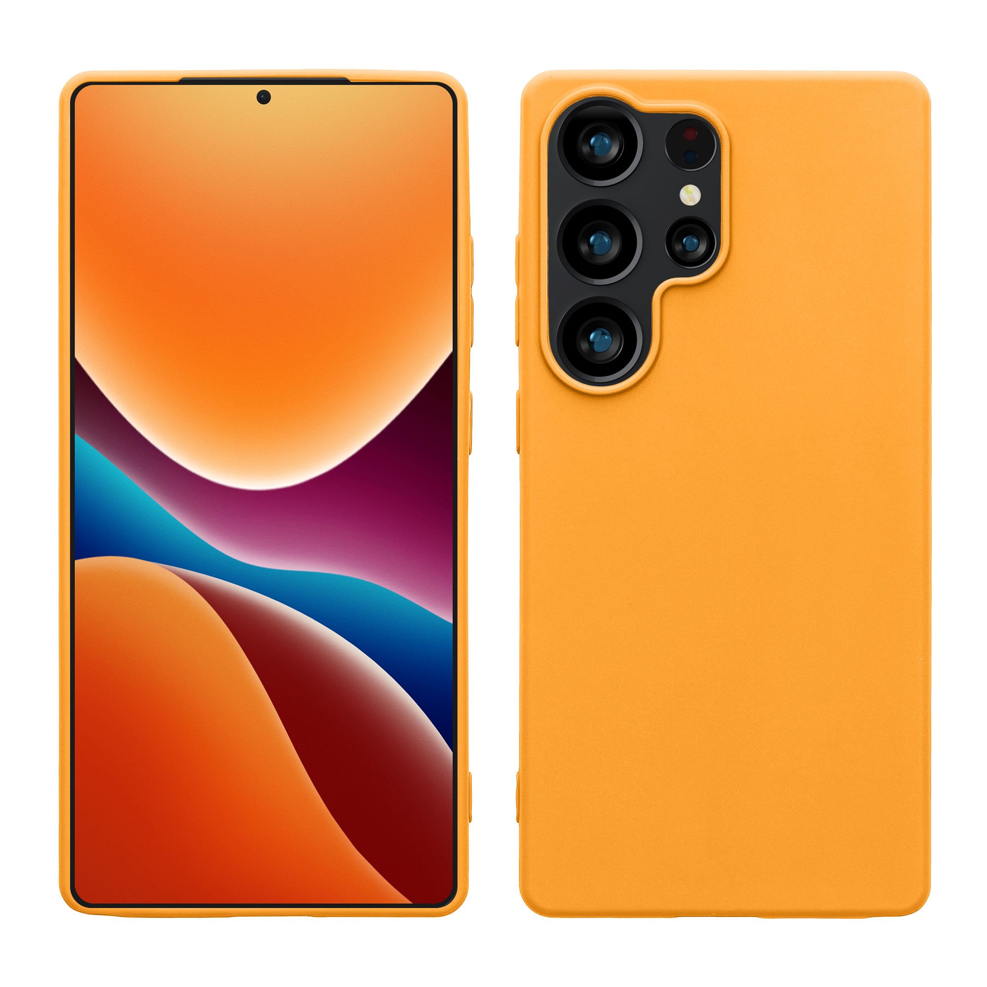 Kryt na mobil Samsung Galaxy S25 Ultra kwmobile oranžová Fruity Orange