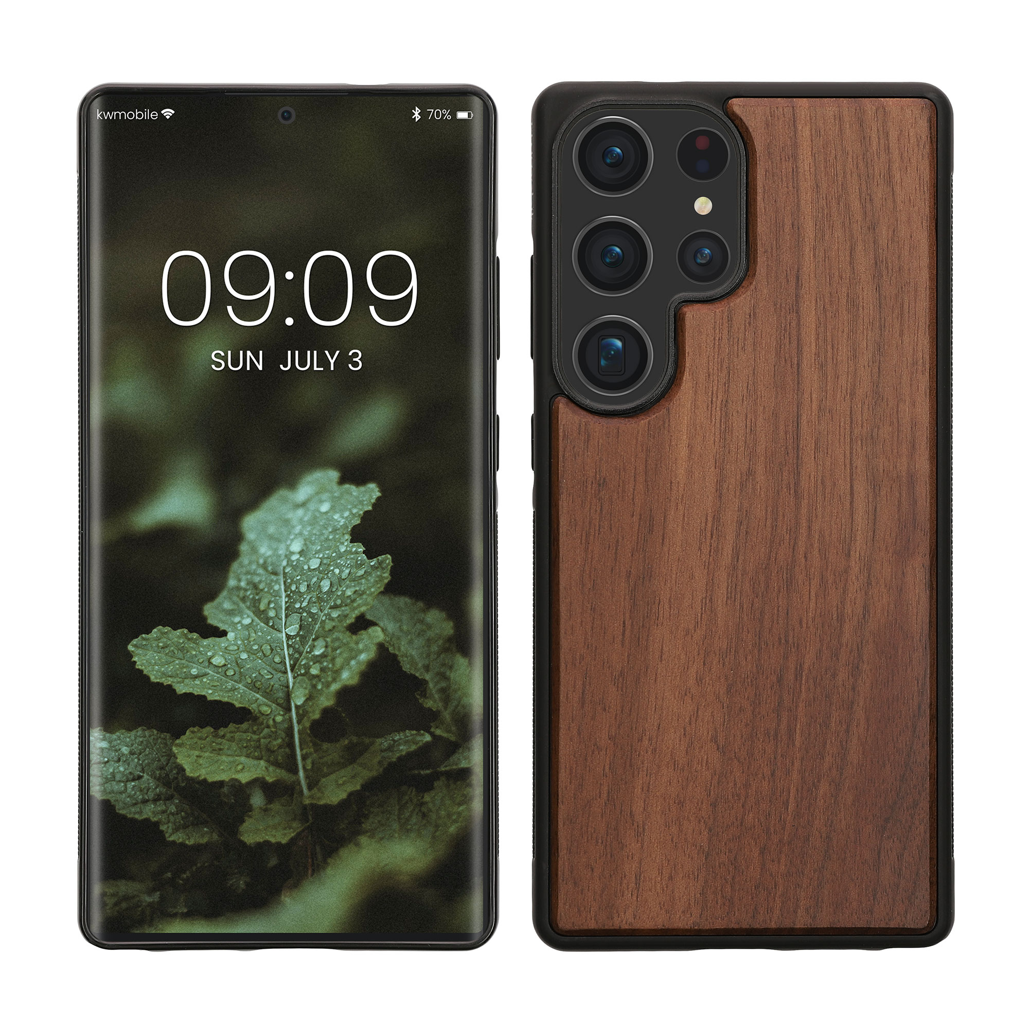 Dřevěný kryt na mobil Samsung Galaxy S25 Ultra kwmobile