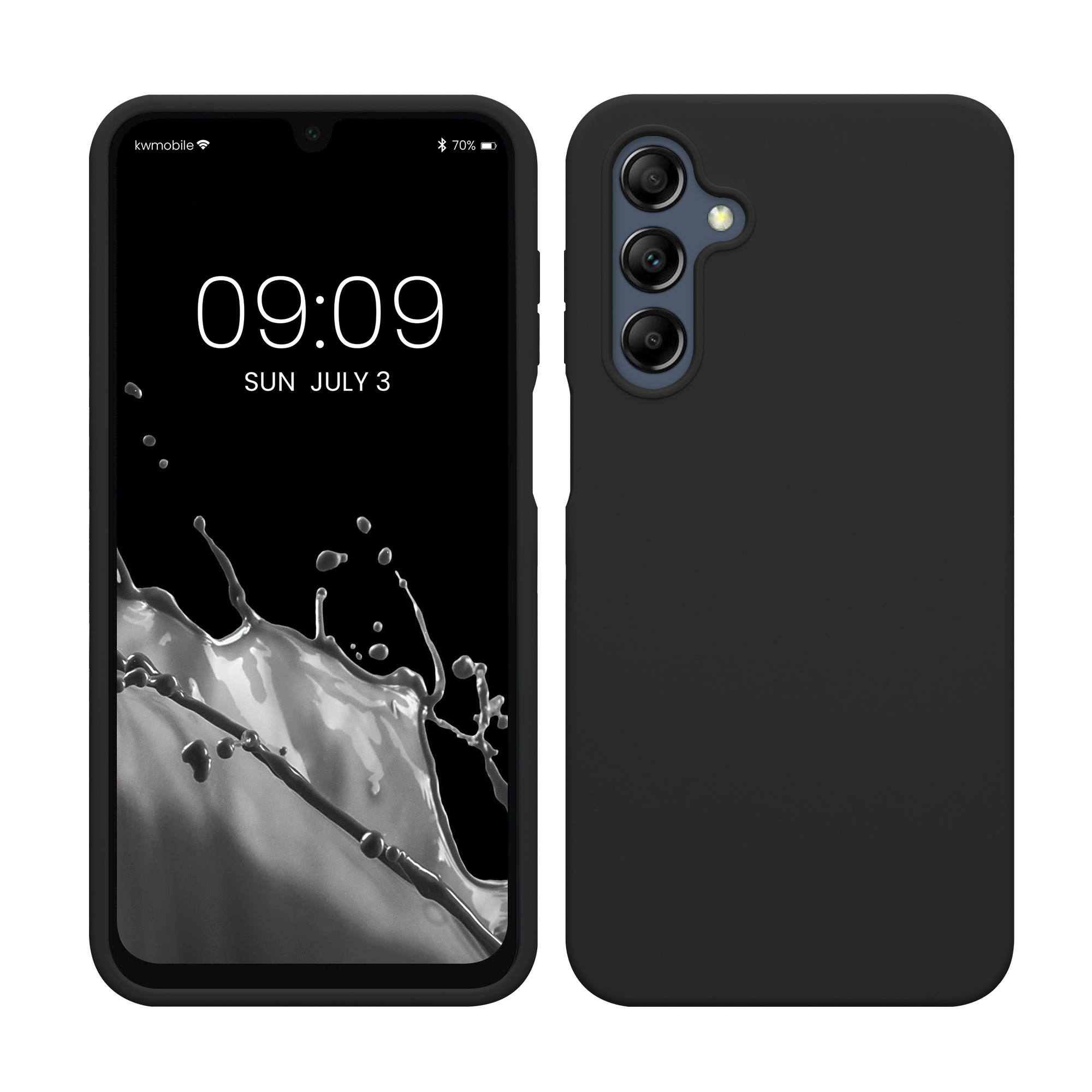 Kryt na mobil Samsung Galaxy A16 5G kwmobile TPU Tmavě šedá