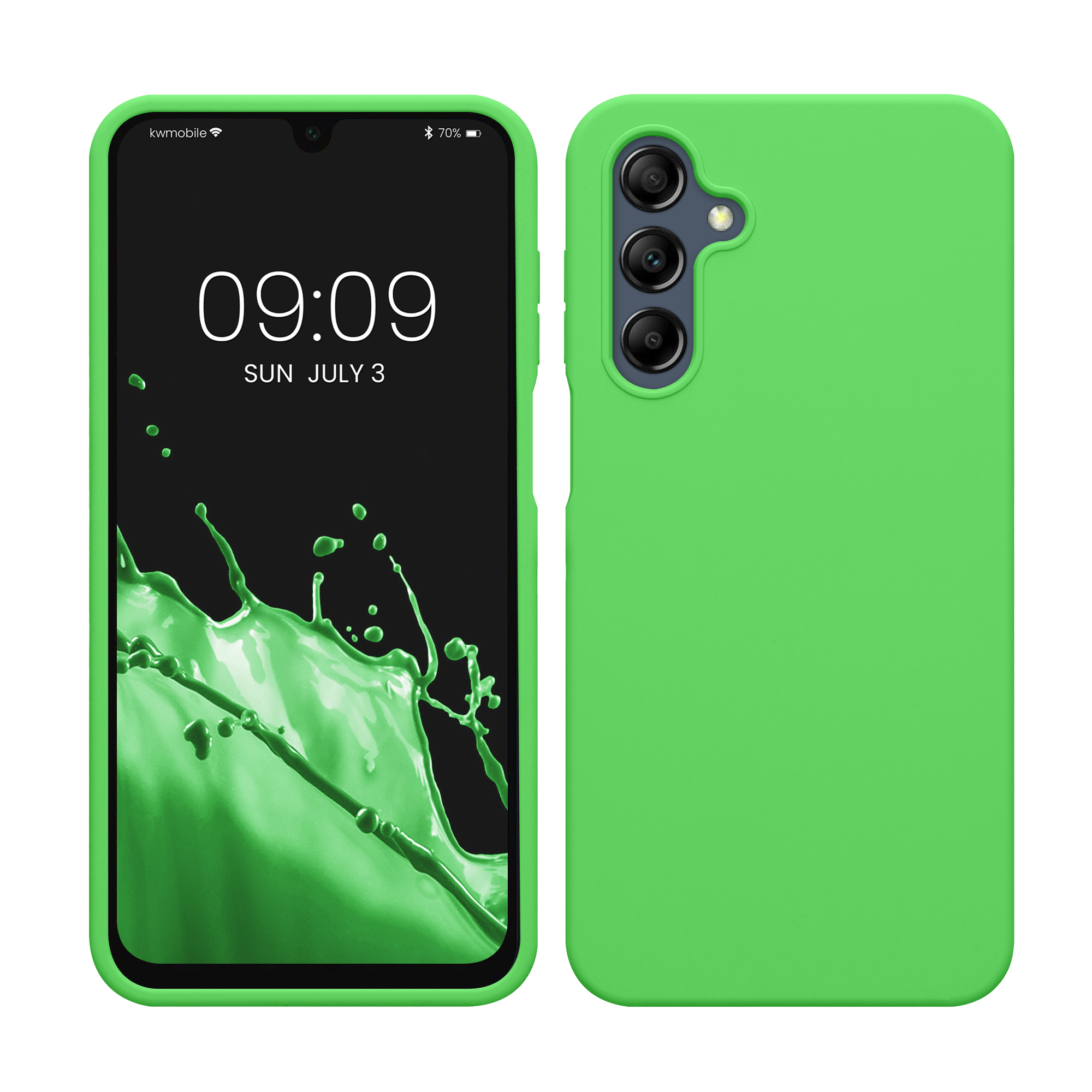 Kryt na mobil Samsung Galaxy A16 5G kwmobile TPU Limetková zelená