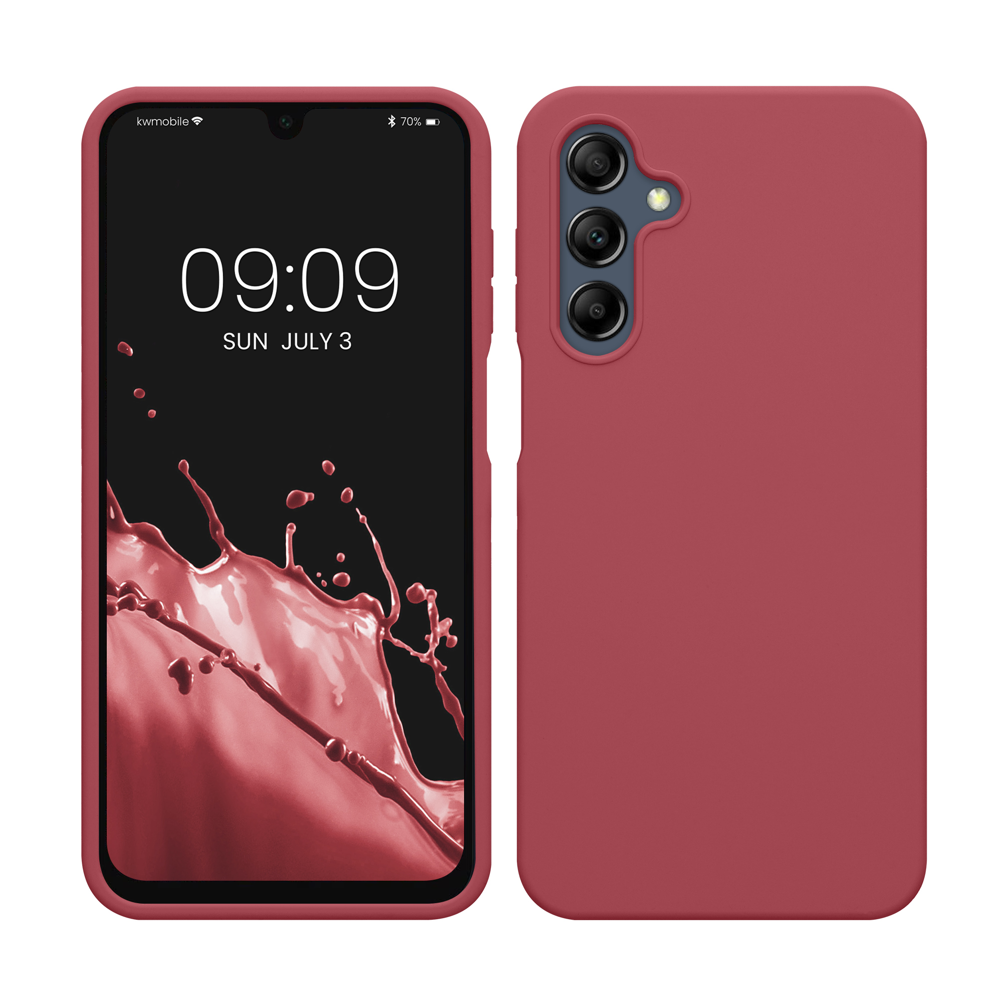 Kryt na mobil Samsung Galaxy A16 5G kwmobile TPU Tmavě růžová