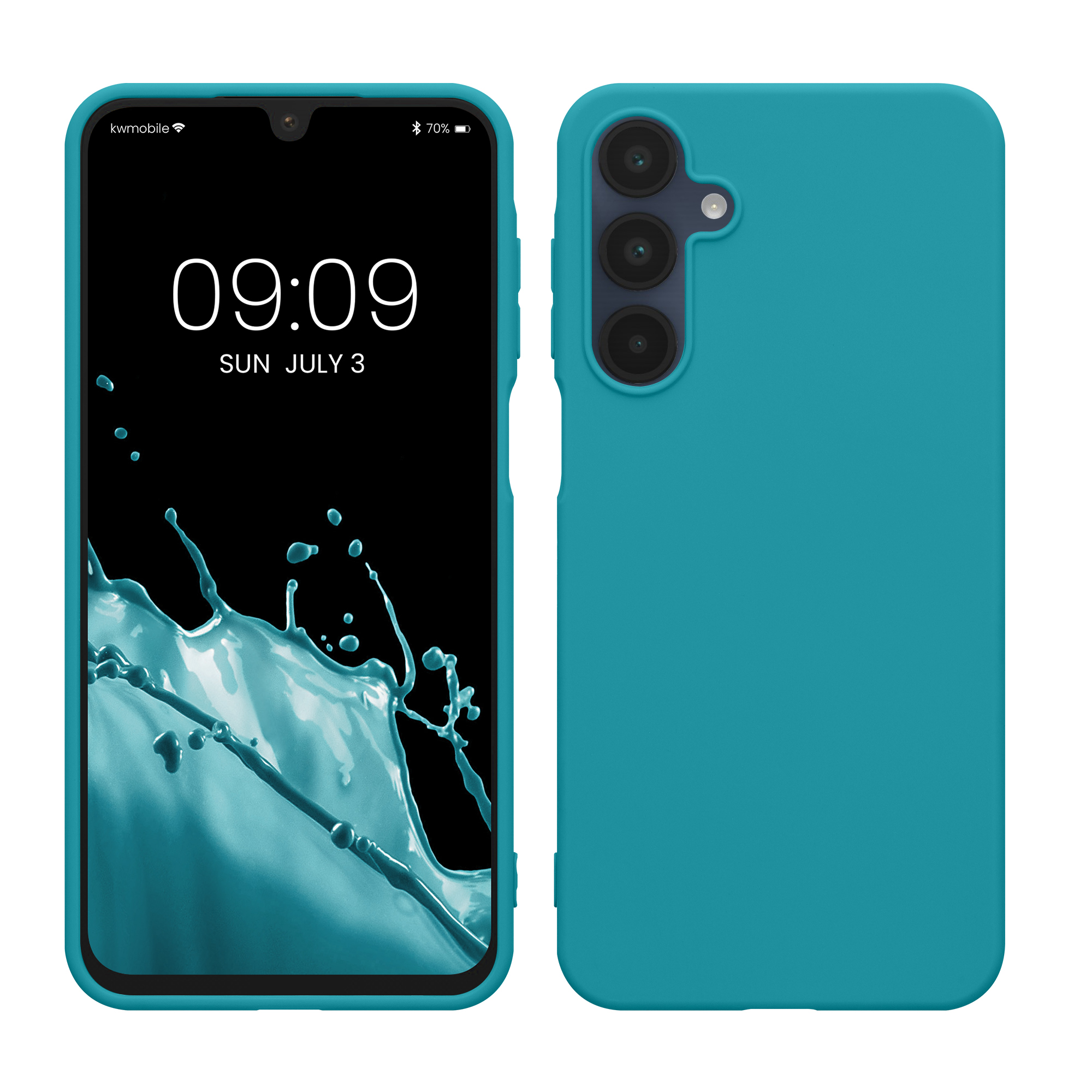 Pouzdro pro Samsung Galaxy A16 5G kwmobile TPU - matná petrolejová