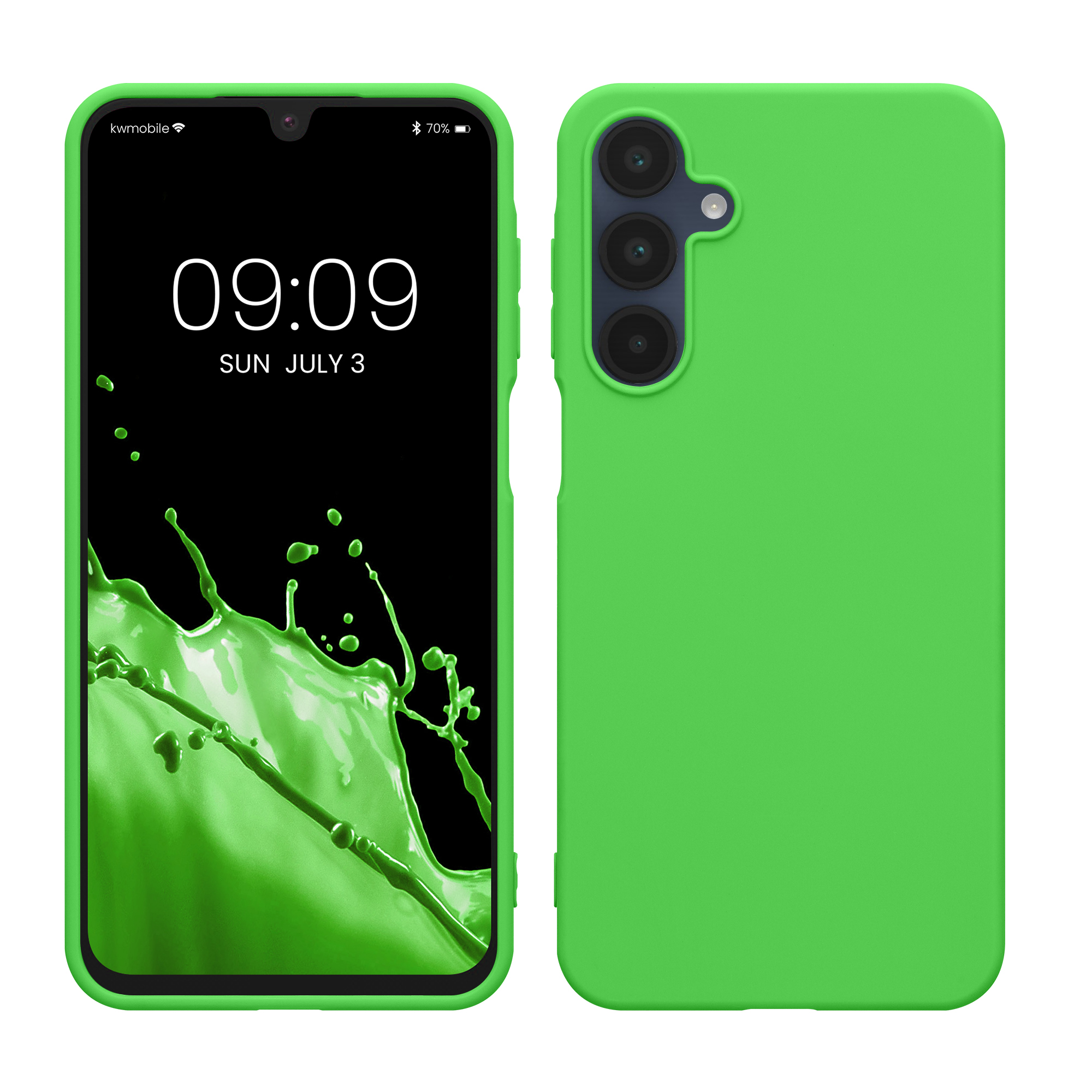 Kryt na mobil Samsung Galaxy A16 5G kwmobile TPU Limetková zelená