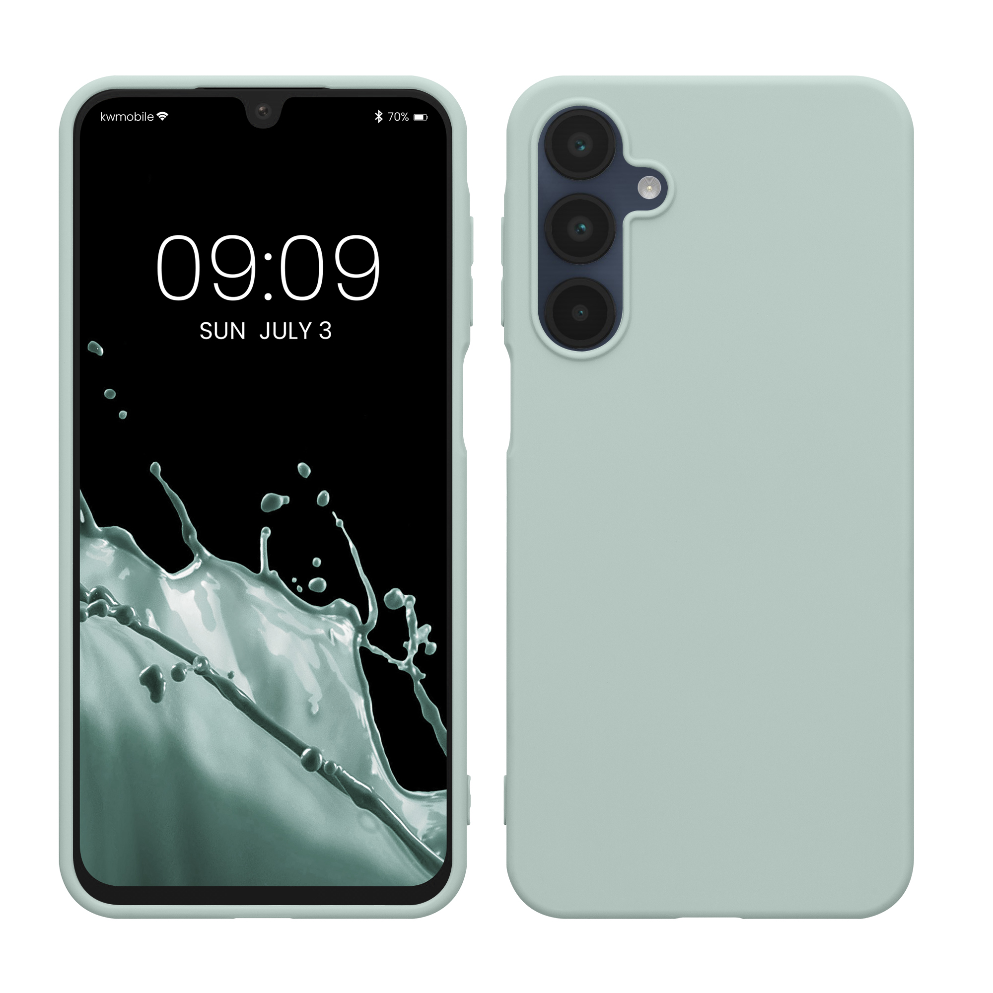 Pouzdro pro Samsung Galaxy A16 5G kwmobile TPU - světle mátová