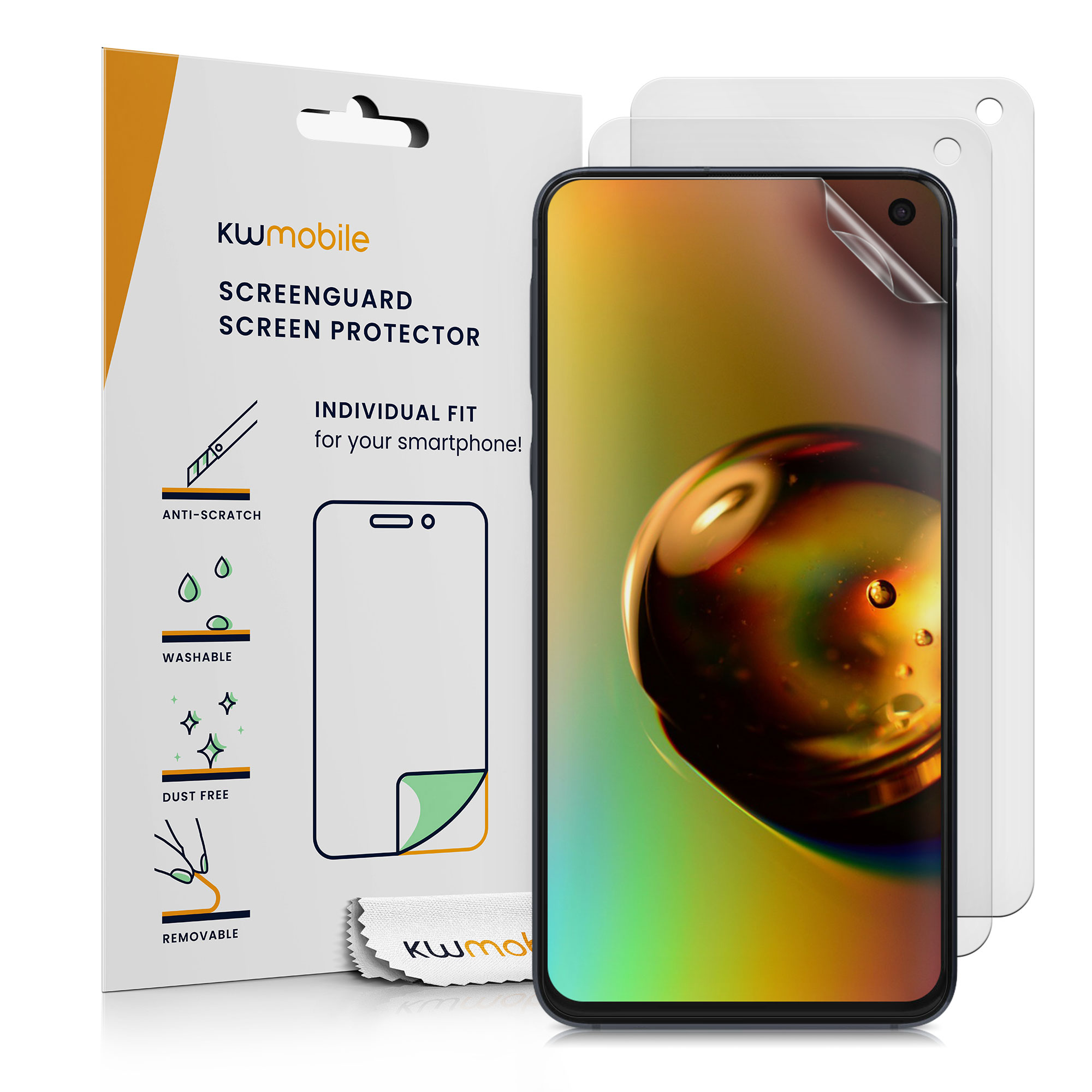 Matné fólie Samsung Galaxy S10e kwmobile 3 ks