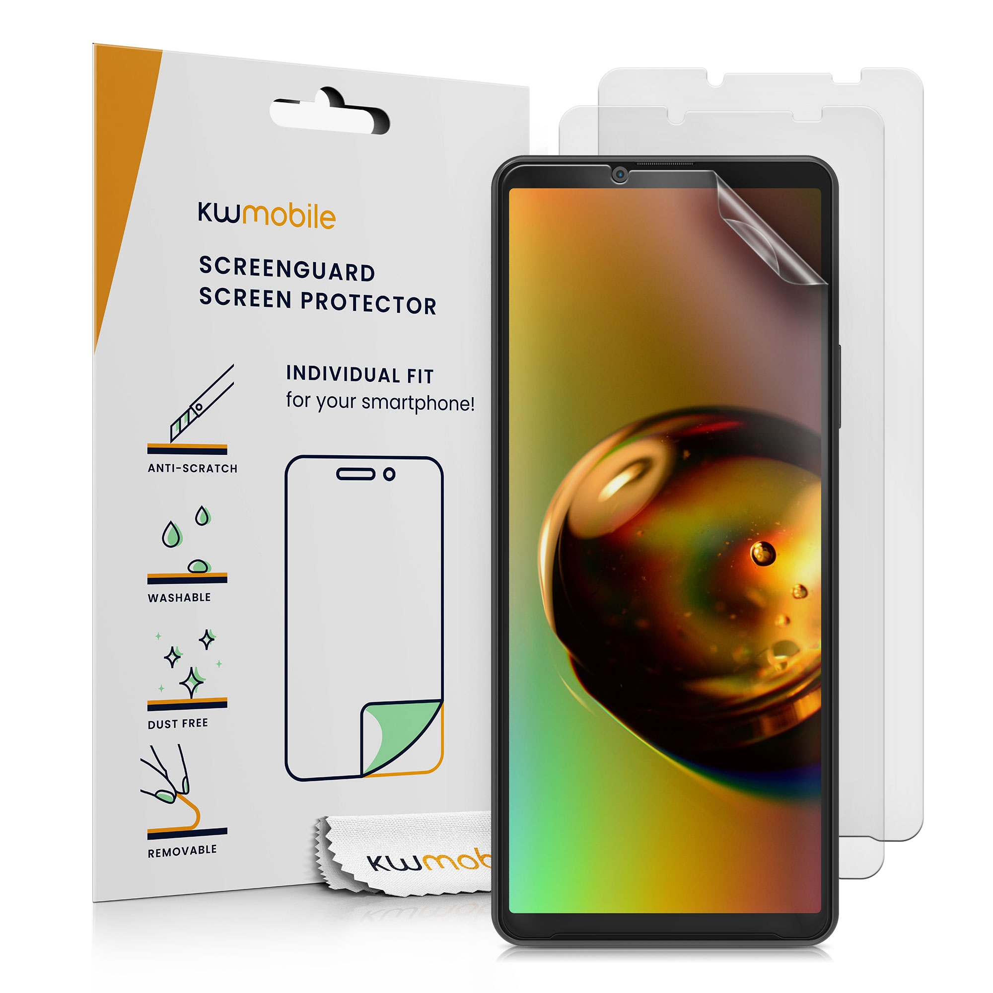 Ochranná fólie 3 ks kwmobile - Sony Xperia 10 VI - matná