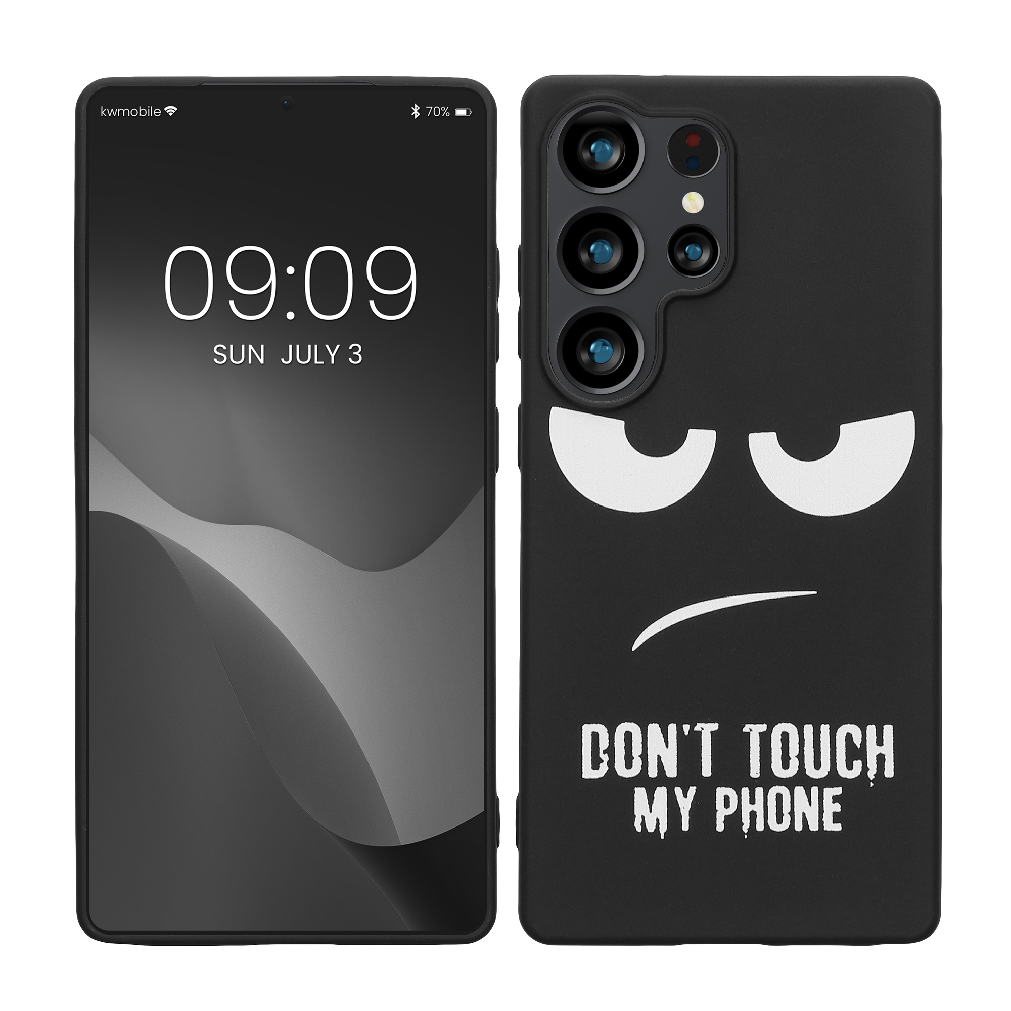 Kryt na mobil Samsung Galaxy S25 Ultra kwmobile bílá / černá