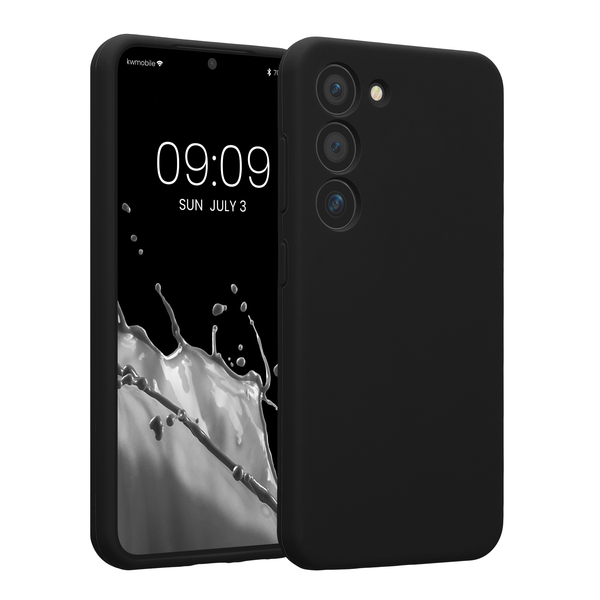 Silikonový kryt na mobil Galaxy S23 kwmobile černá