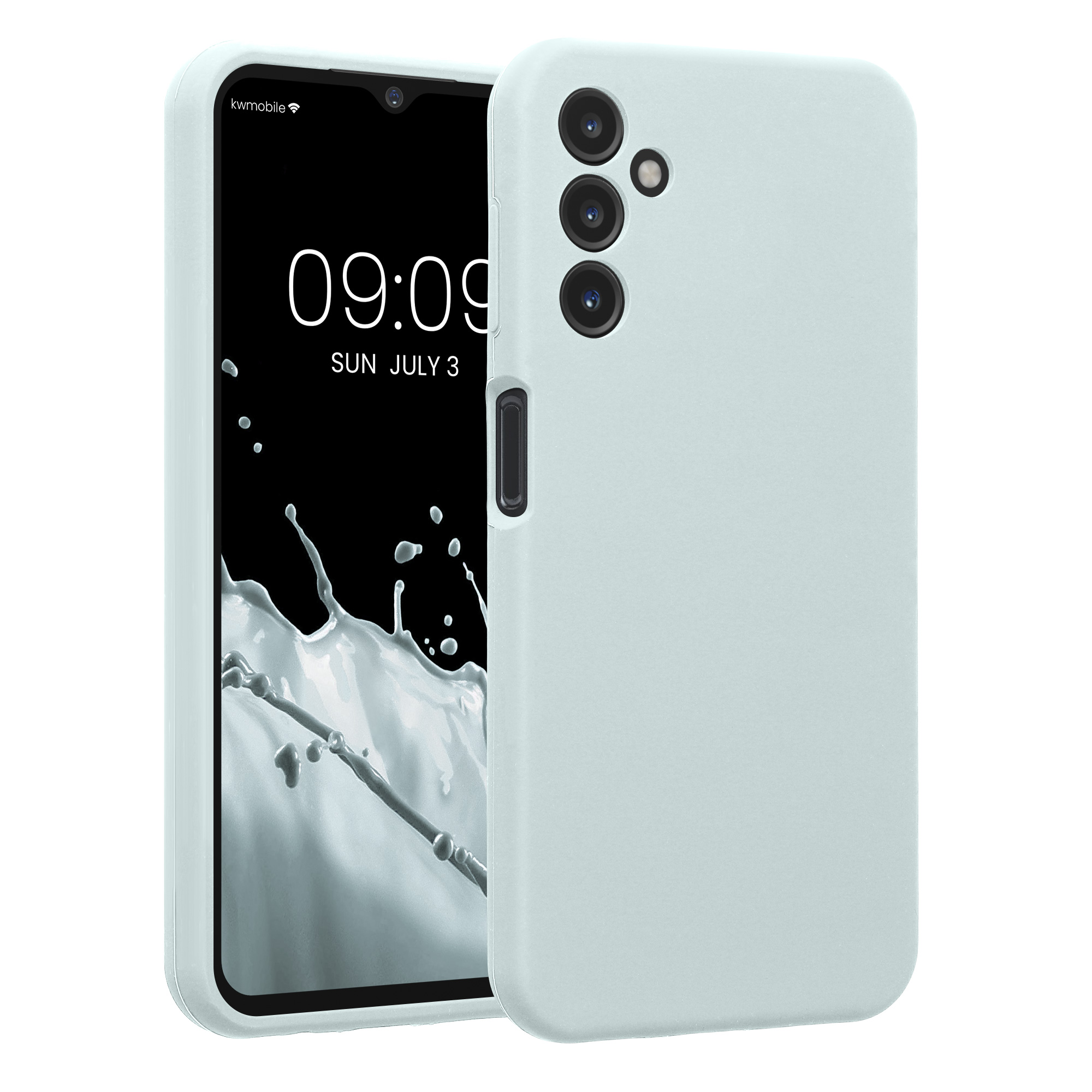 Kryt na mobil Samsung Galaxy A14 5G kwmobile slim matný TPU Chladná mátová