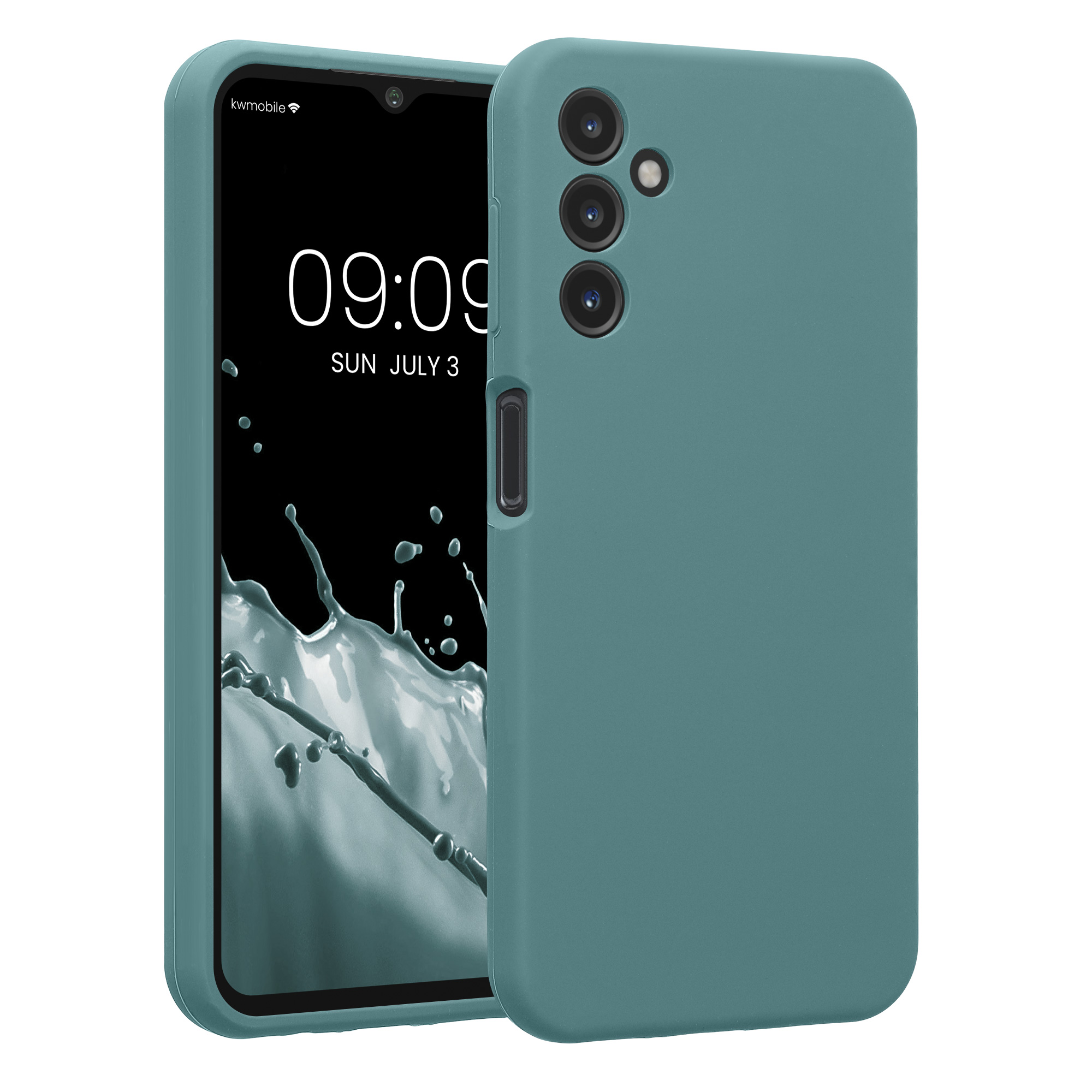 Kryt na mobil Samsung Galaxy A14 5G kwmobile slim matný TPU Arktická noc