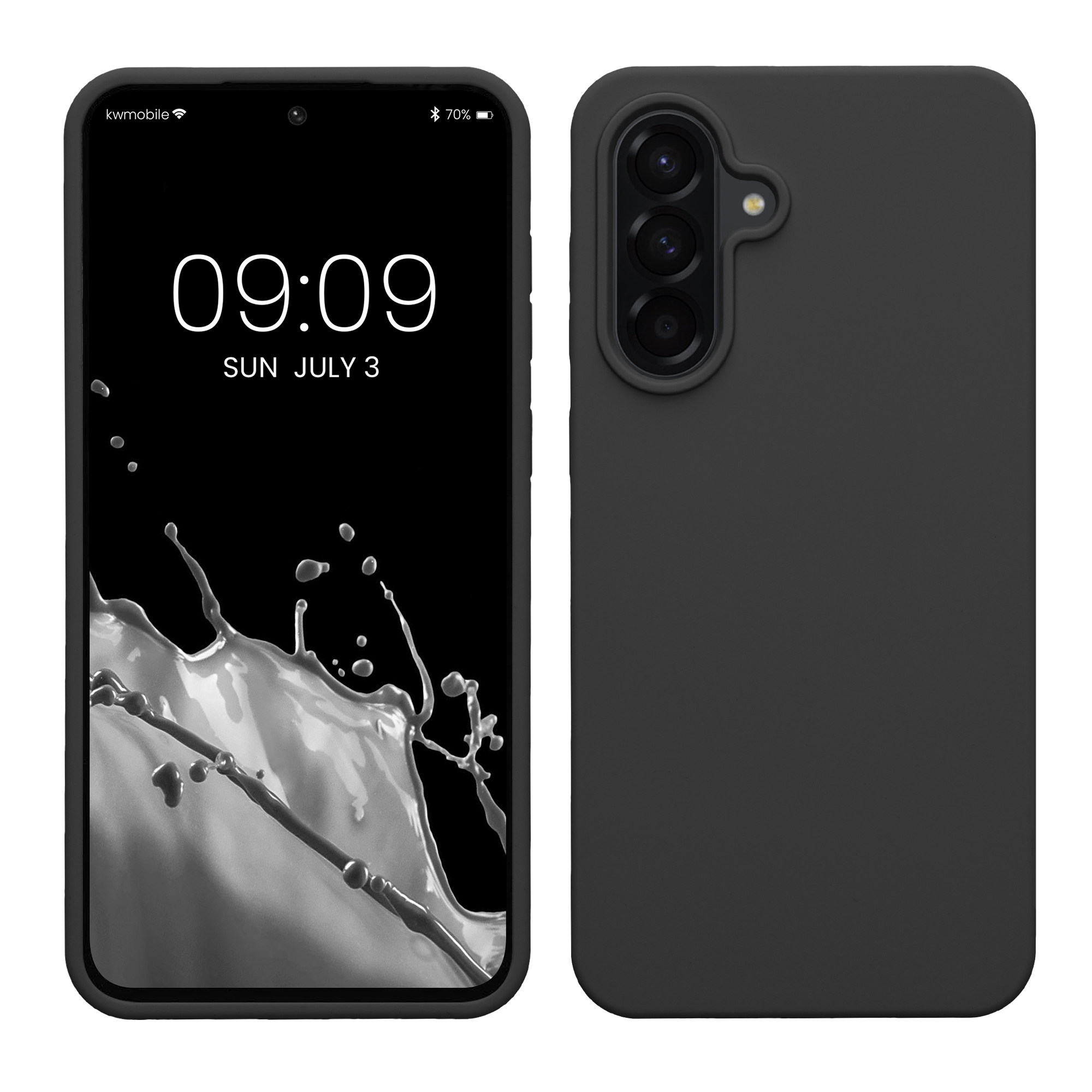 Kryt na mobil Samsung Galaxy A56 5G kwmobile TPU Tmavě šedá