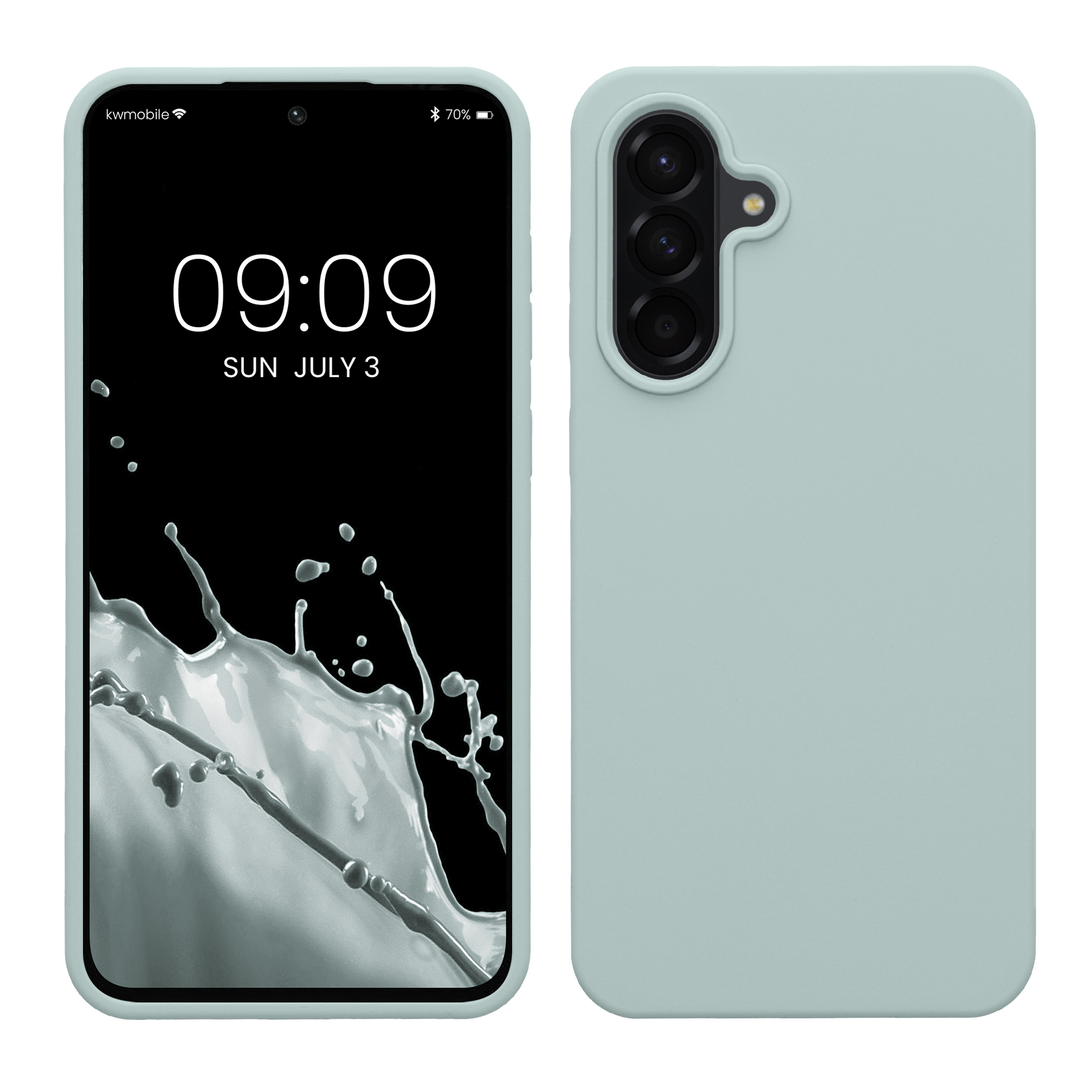 Kryt na mobil Samsung Galaxy A56 5G kwmobile TPU Chladná mátová