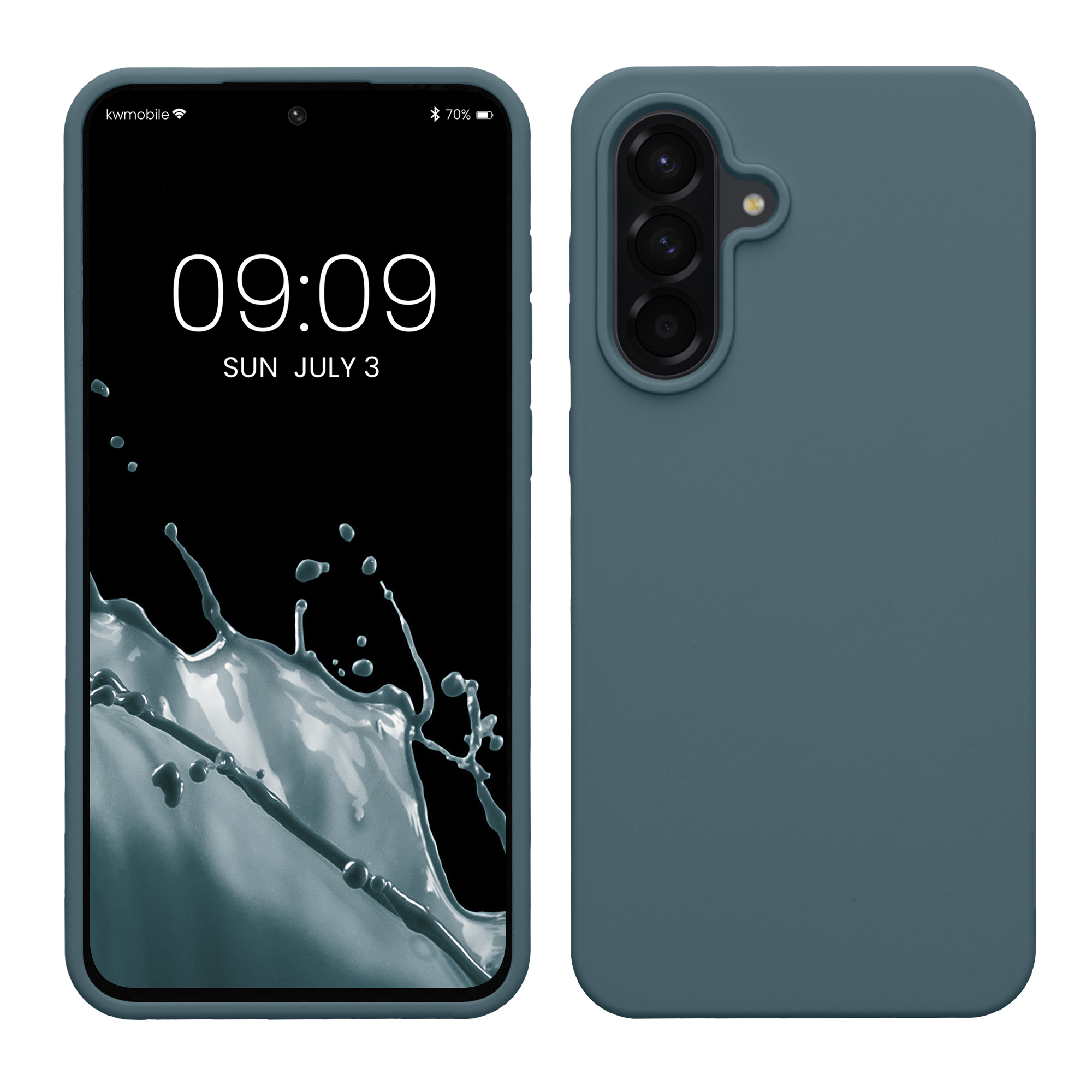 Kryt na mobil Samsung Galaxy A56 5G kwmobile TPU Tmavě břidlicová