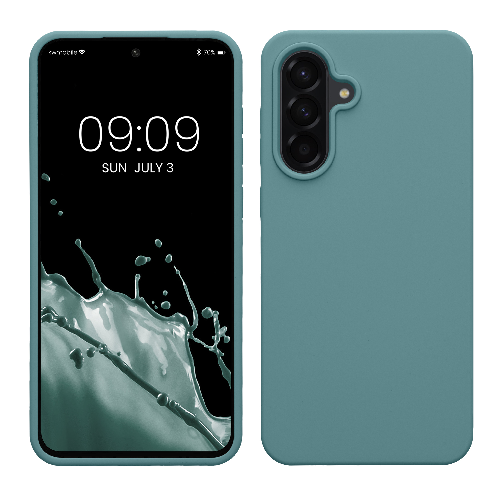 Kryt na mobil Samsung Galaxy A56 5G kwmobile TPU Arktická noc