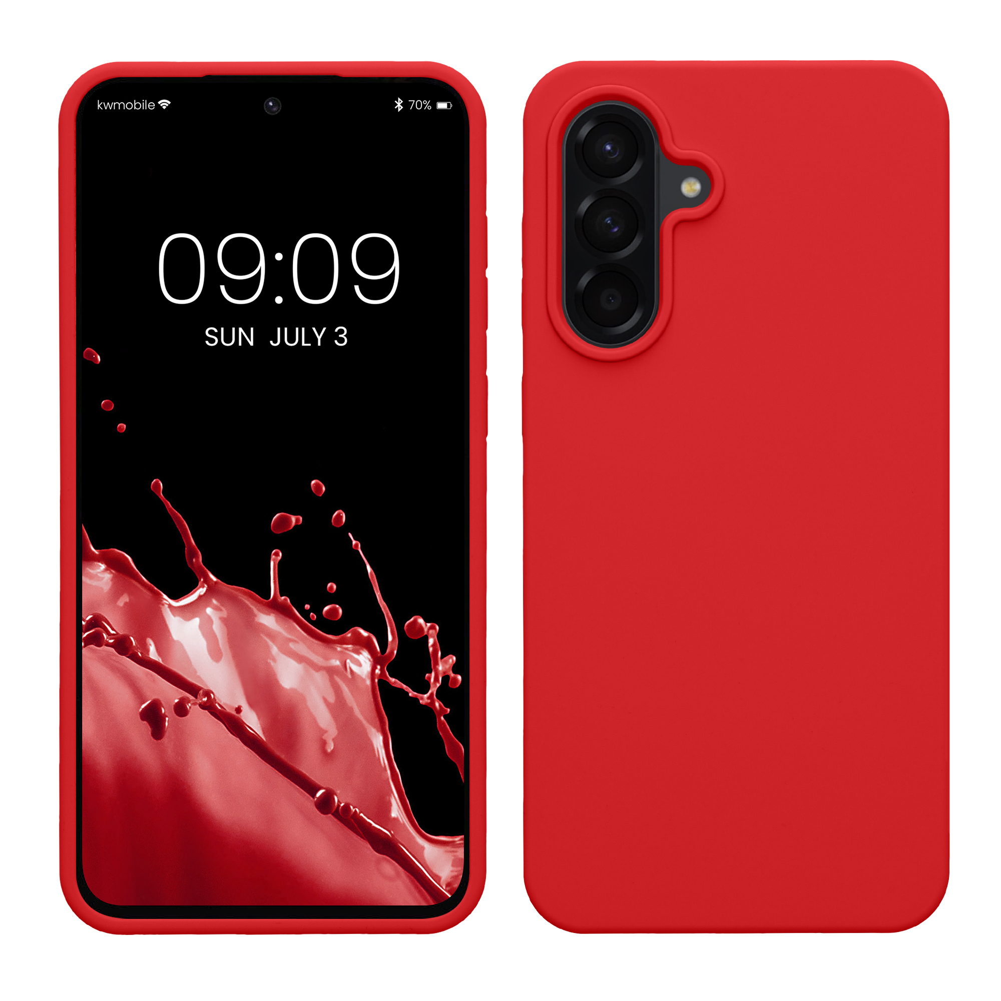 Kryt na mobil Samsung Galaxy A56 5G kwmobile TPU Klasická červená