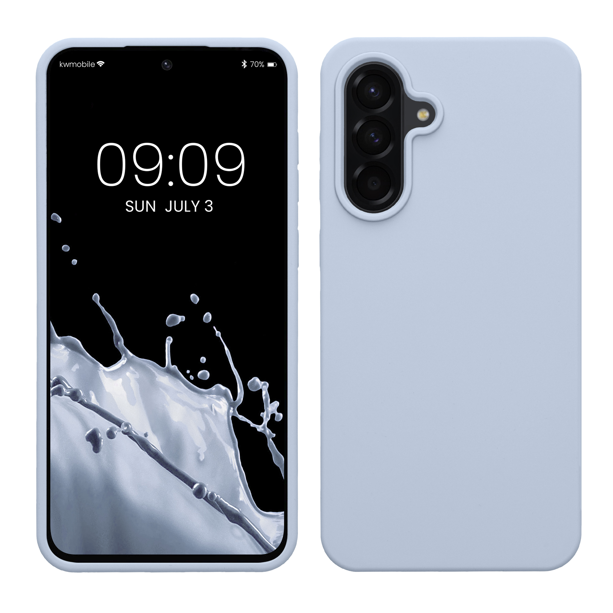 Kryt na mobil Samsung Galaxy A56 5G kwmobile TPU Light Blue Matte