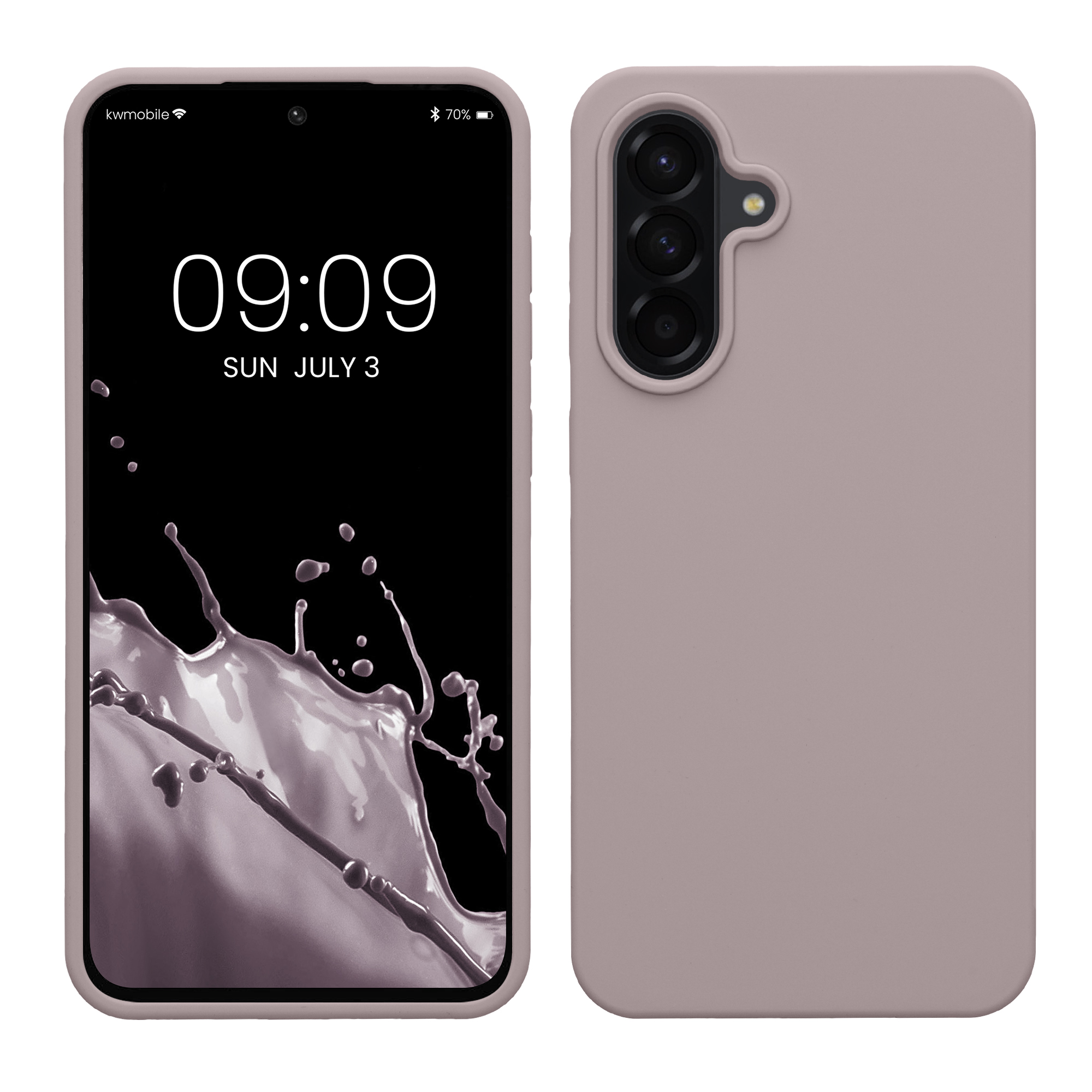 Pouzdro pro Samsung Galaxy A56 5G kwmobile silikonové - světle fialová