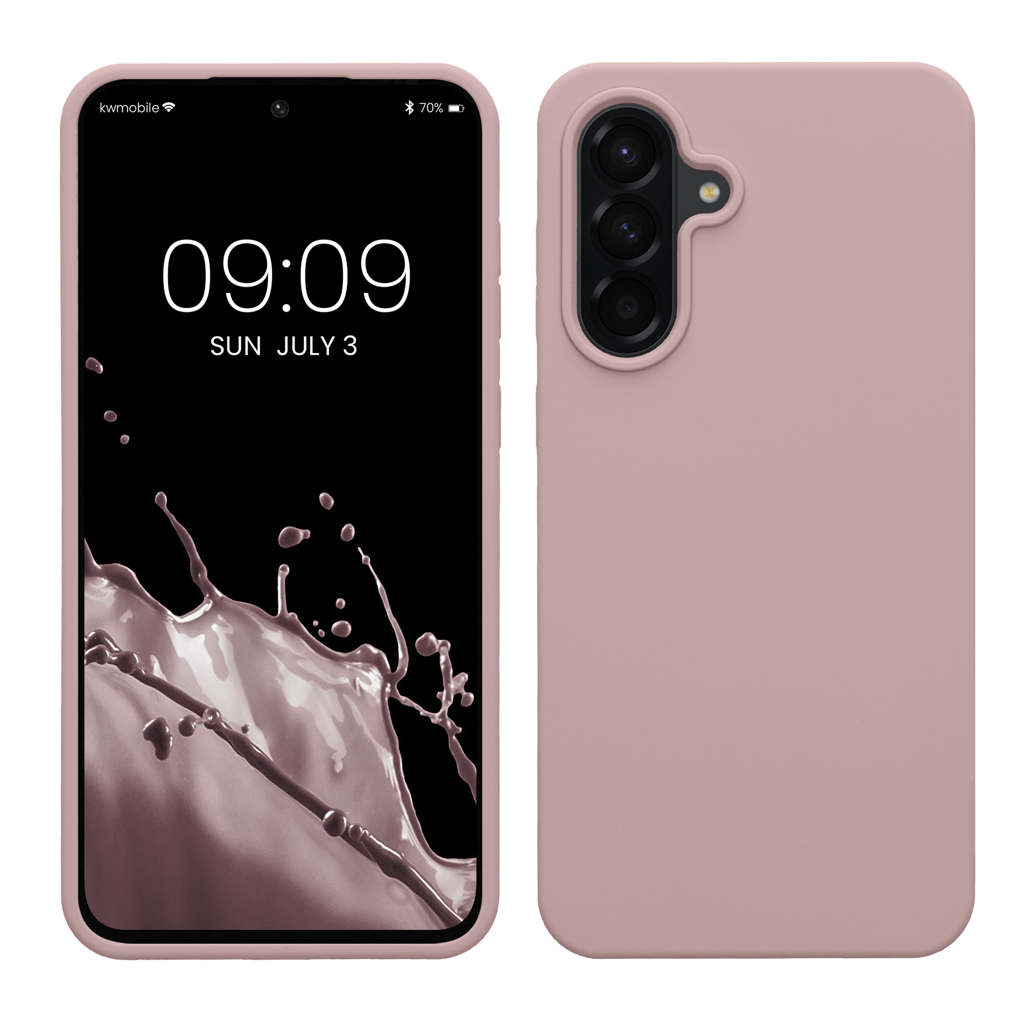 Pouzdro pro Samsung Galaxy A56 5G kwmobile silikonové - světle lila