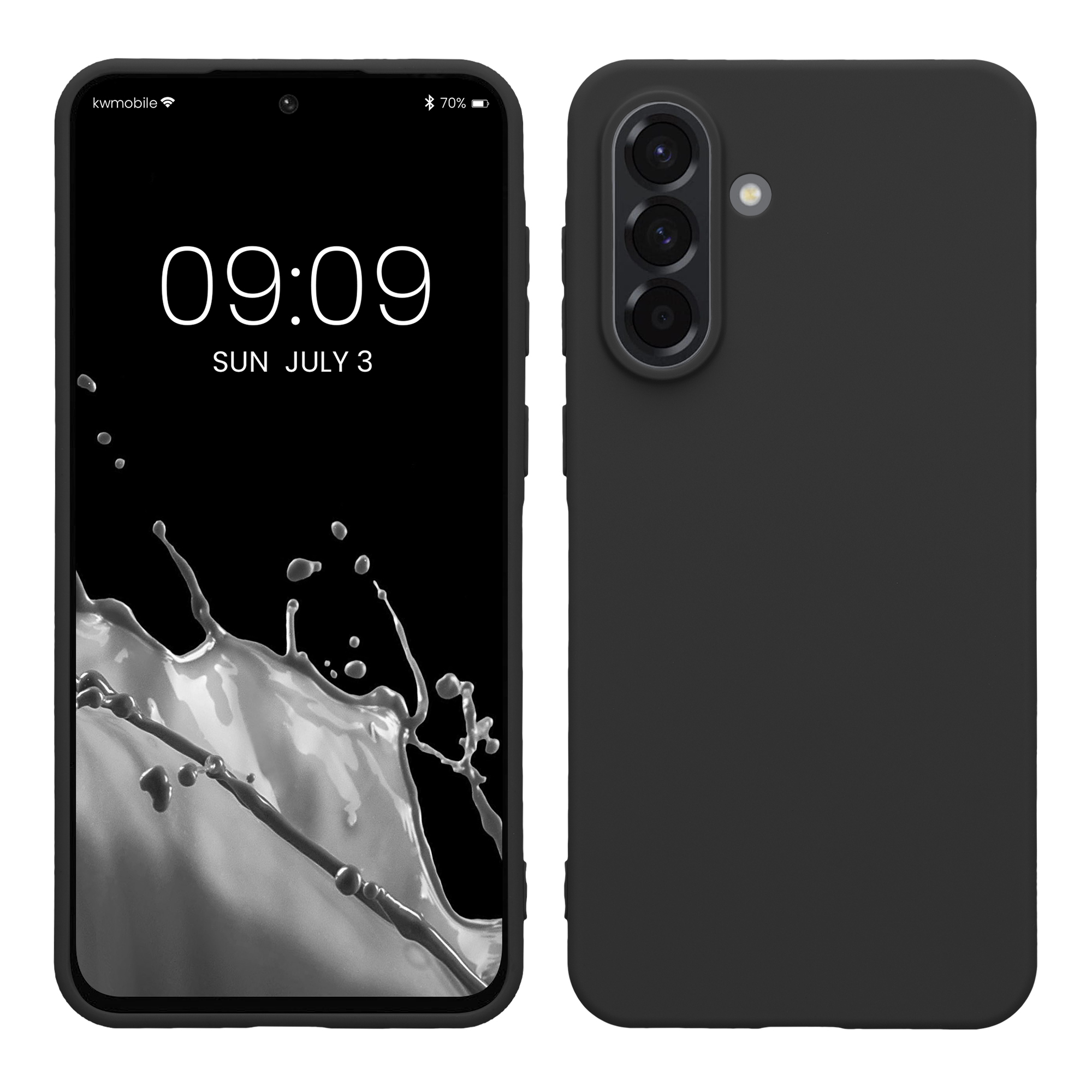 Kryt na mobil Samsung Galaxy A56 5G kwmobile TPU Tmavě šedá