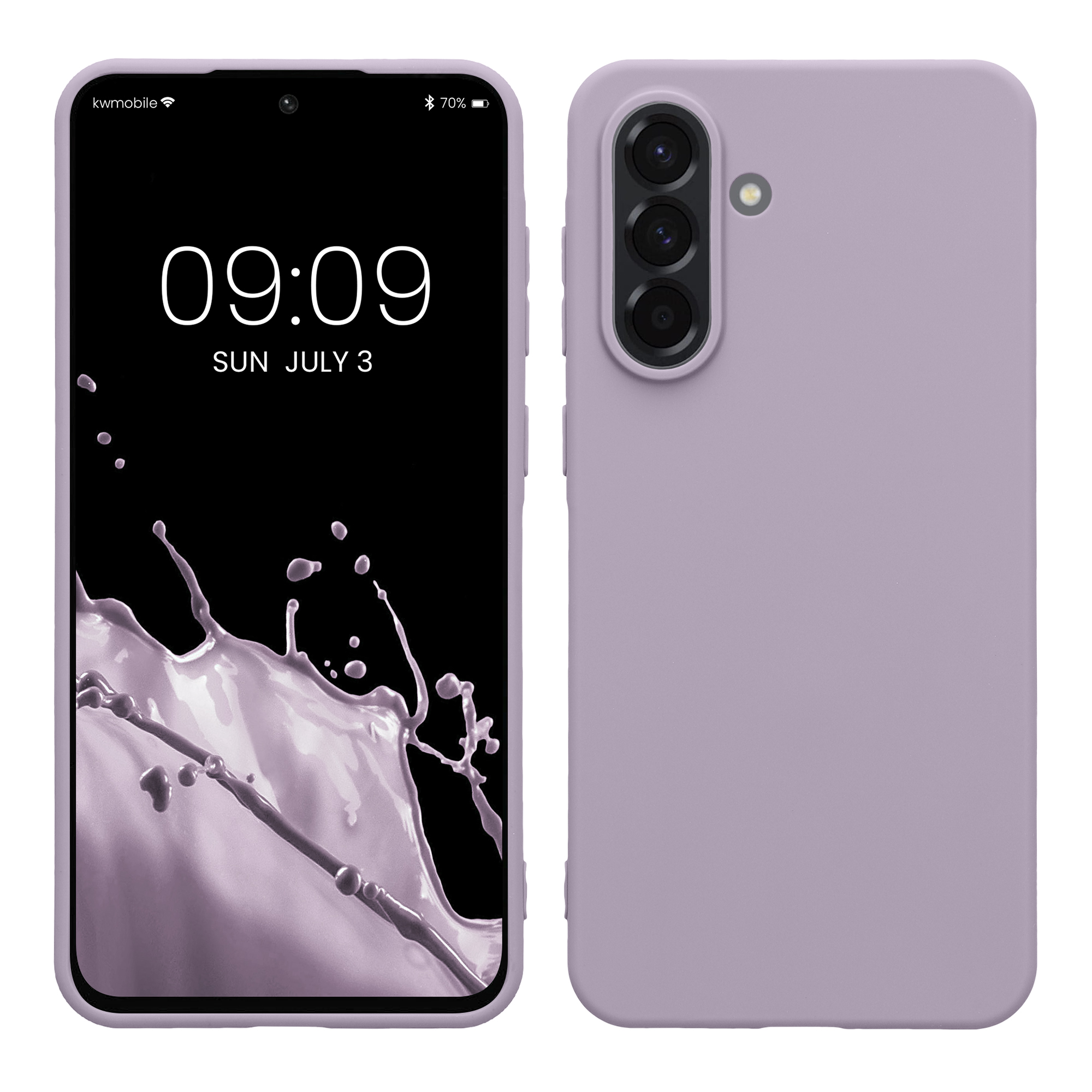 Kryt na mobil Samsung Galaxy A56 5G kwmobile TPU Levandulová