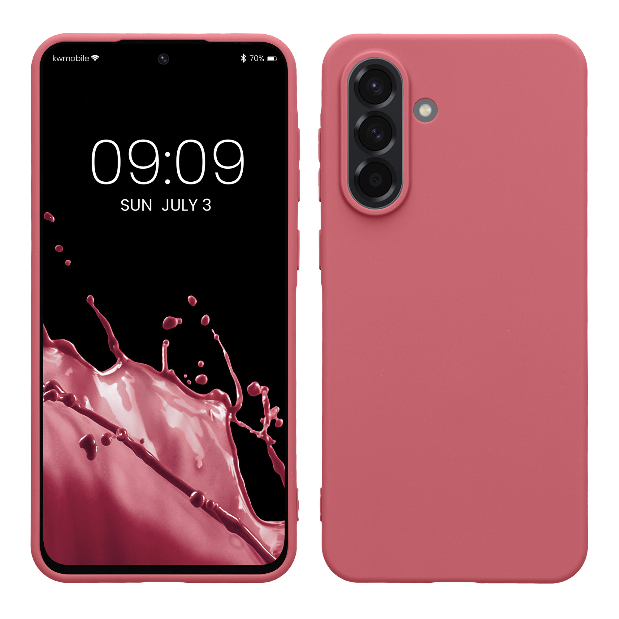 Pouzdro pro Samsung Galaxy A56 5G kwmobile TPU - tmavě starorůžová