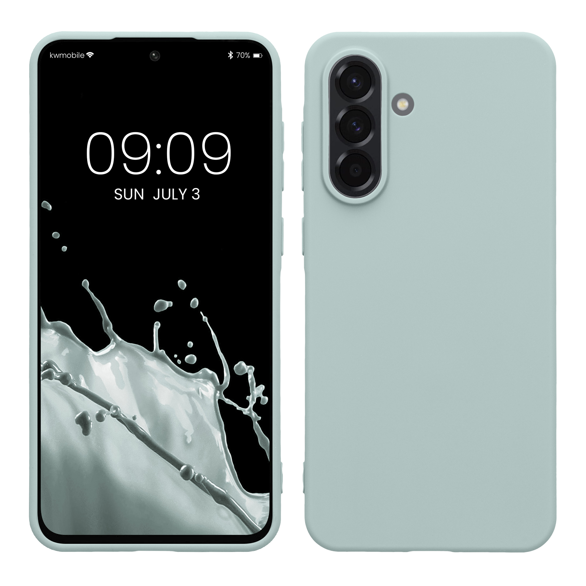 Kryt na mobil Samsung Galaxy A56 5G kwmobile TPU Chladná mátová