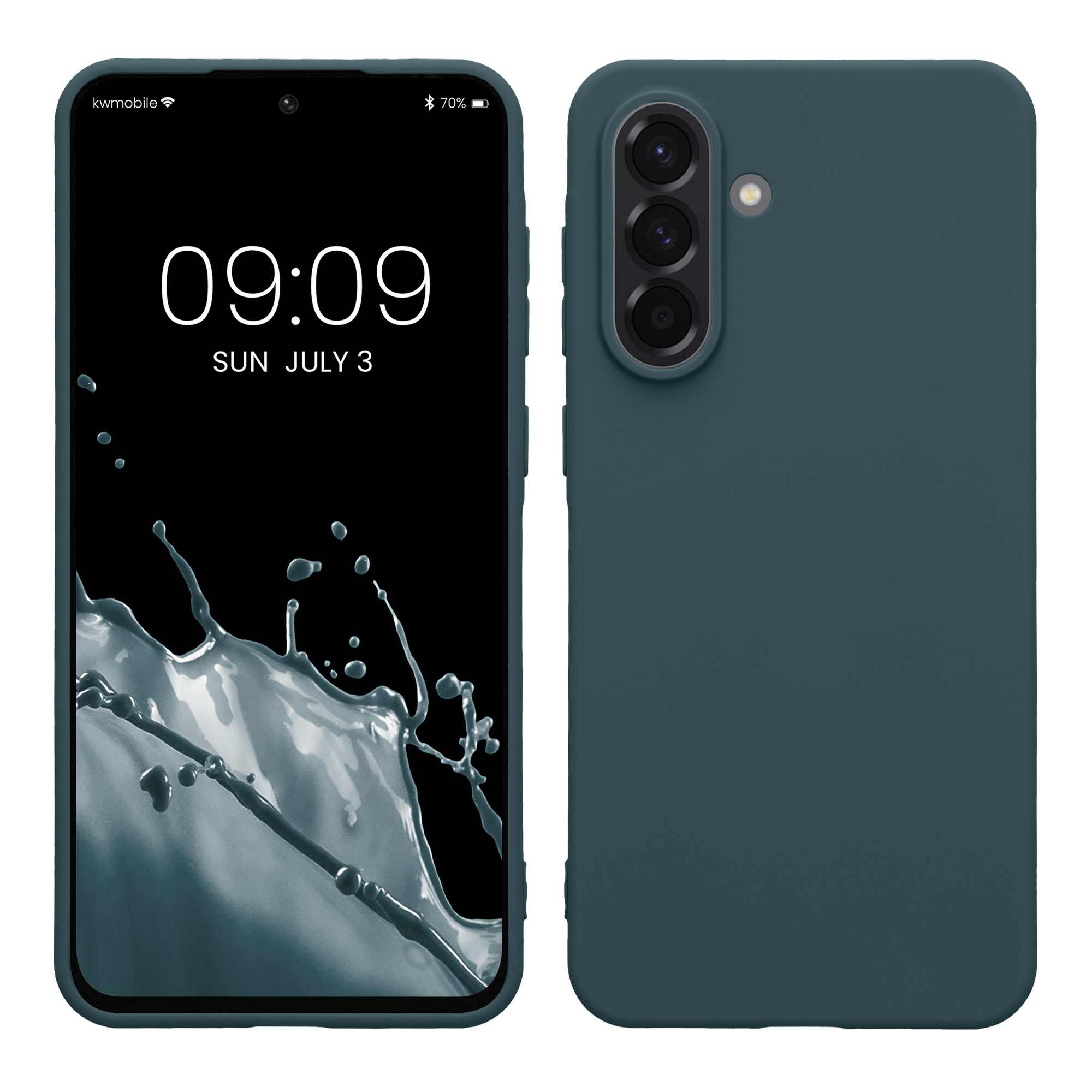 Kryt na mobil Samsung Galaxy A56 5G kwmobile TPU Tmavě břidlicová