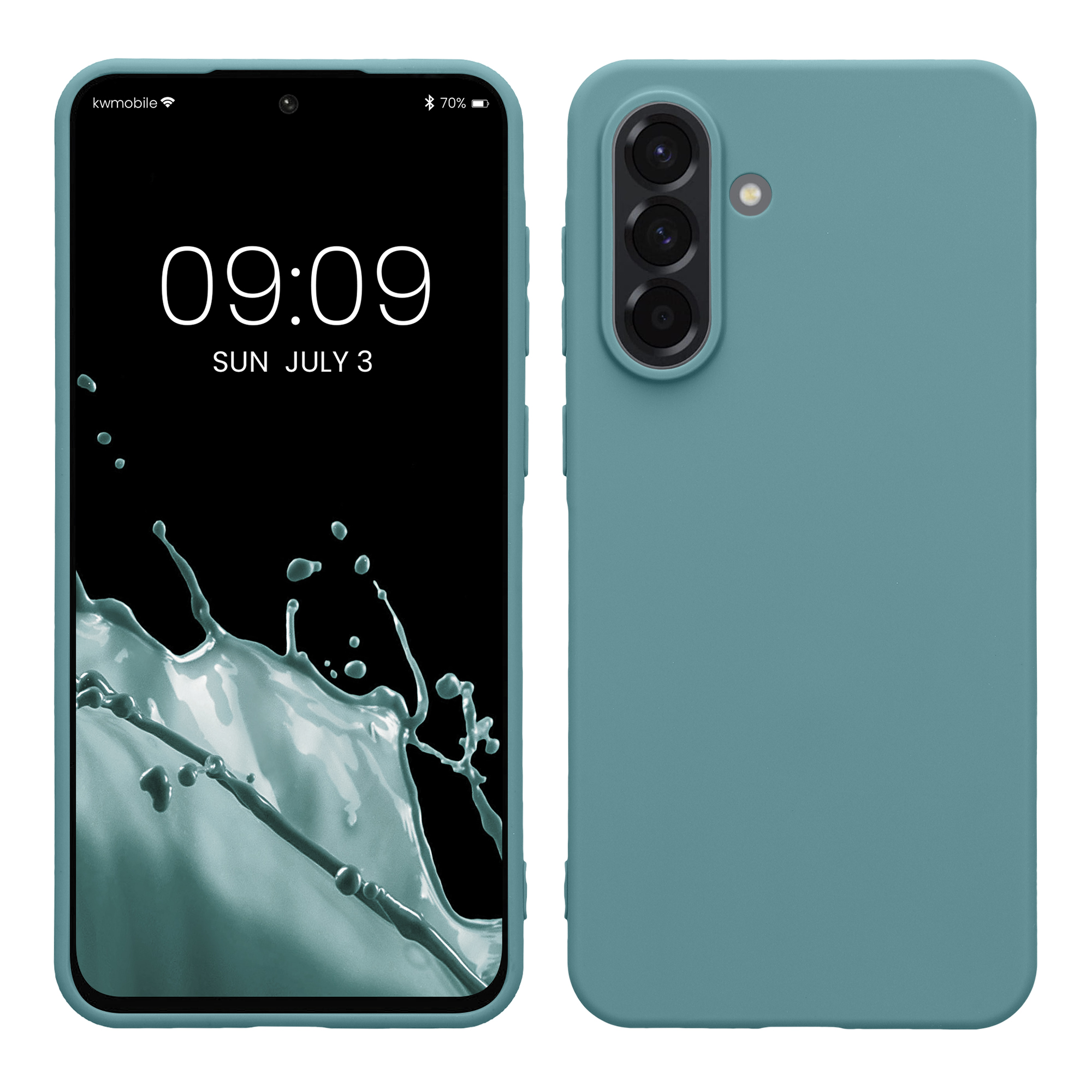 Kryt na mobil Samsung Galaxy A56 5G kwmobile TPU Arktická noc