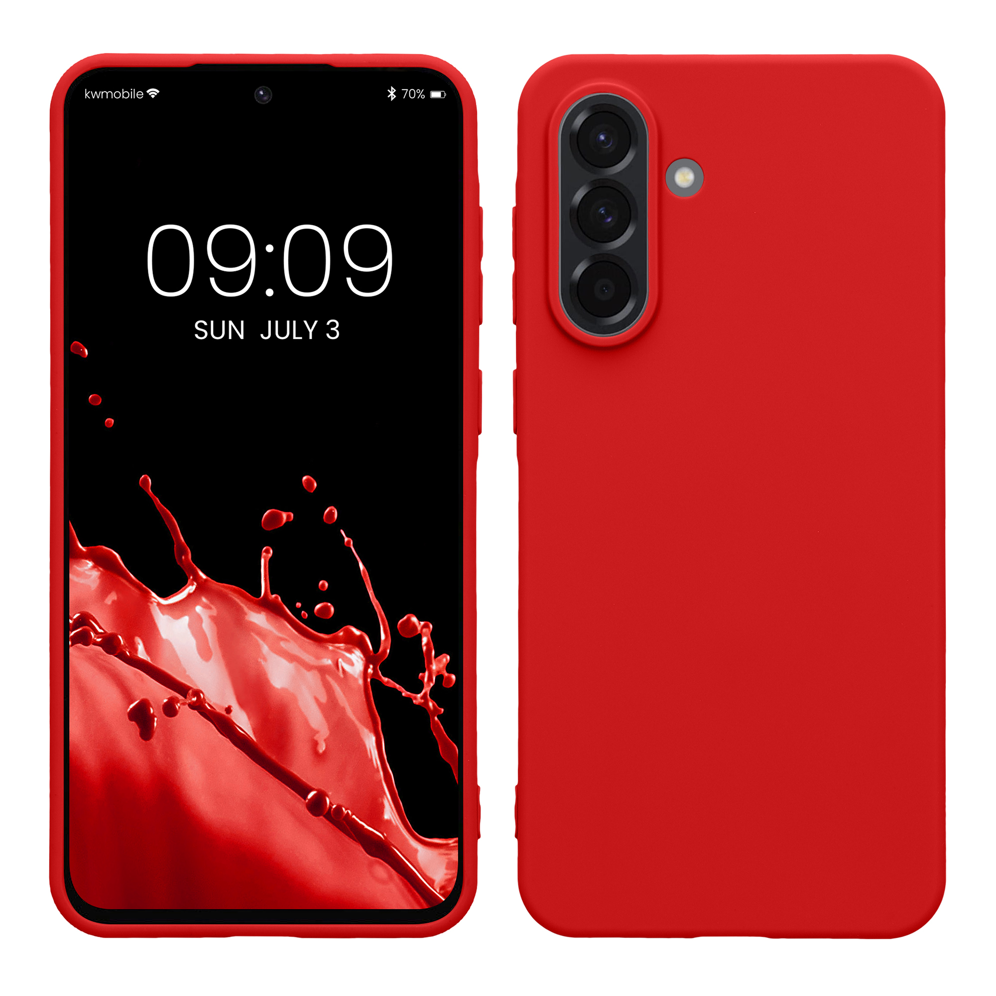 Kryt na mobil Samsung Galaxy A56 5G kwmobile TPU Klasická červená