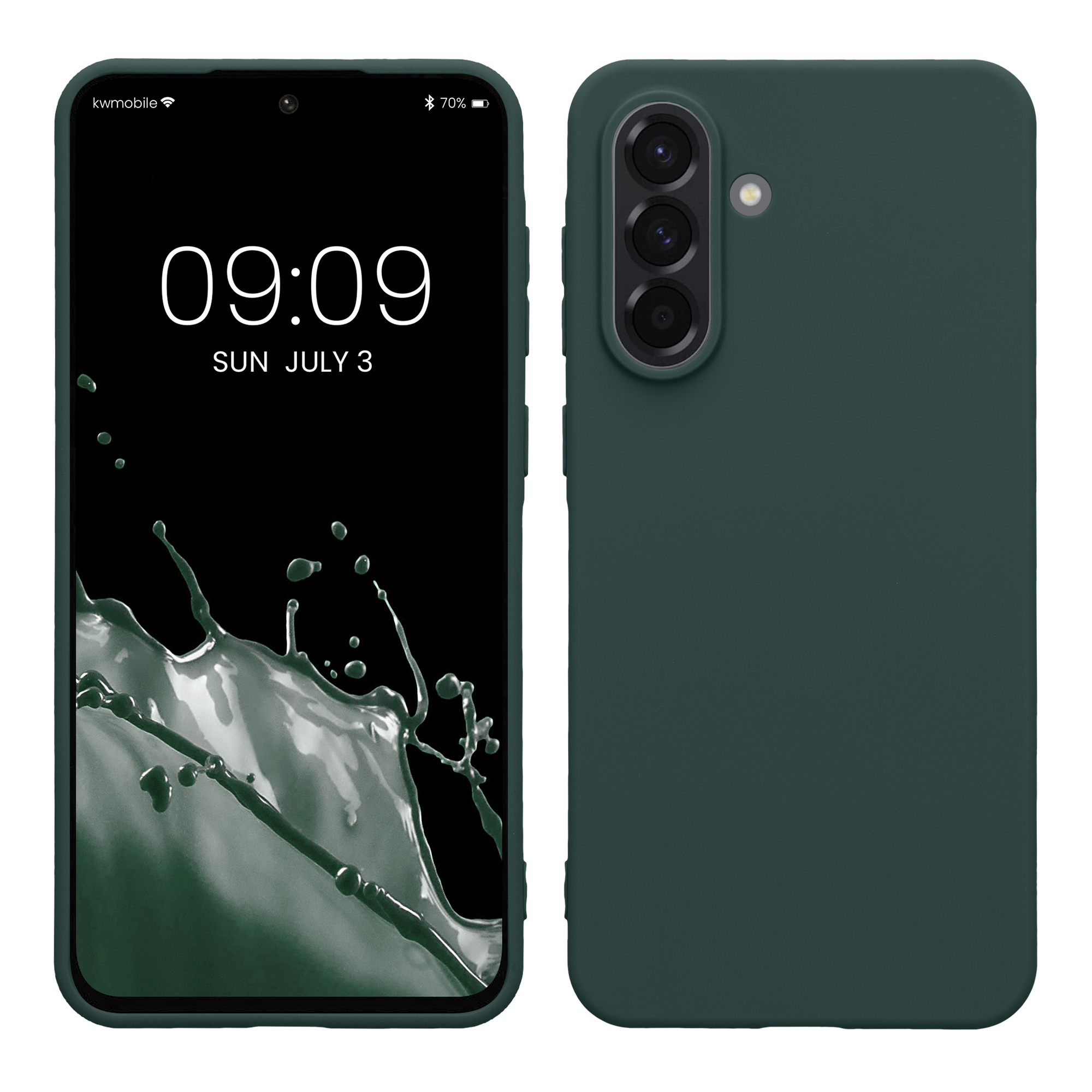 Kryt na mobil Samsung Galaxy A56 5G kwmobile TPU Modro-zelená