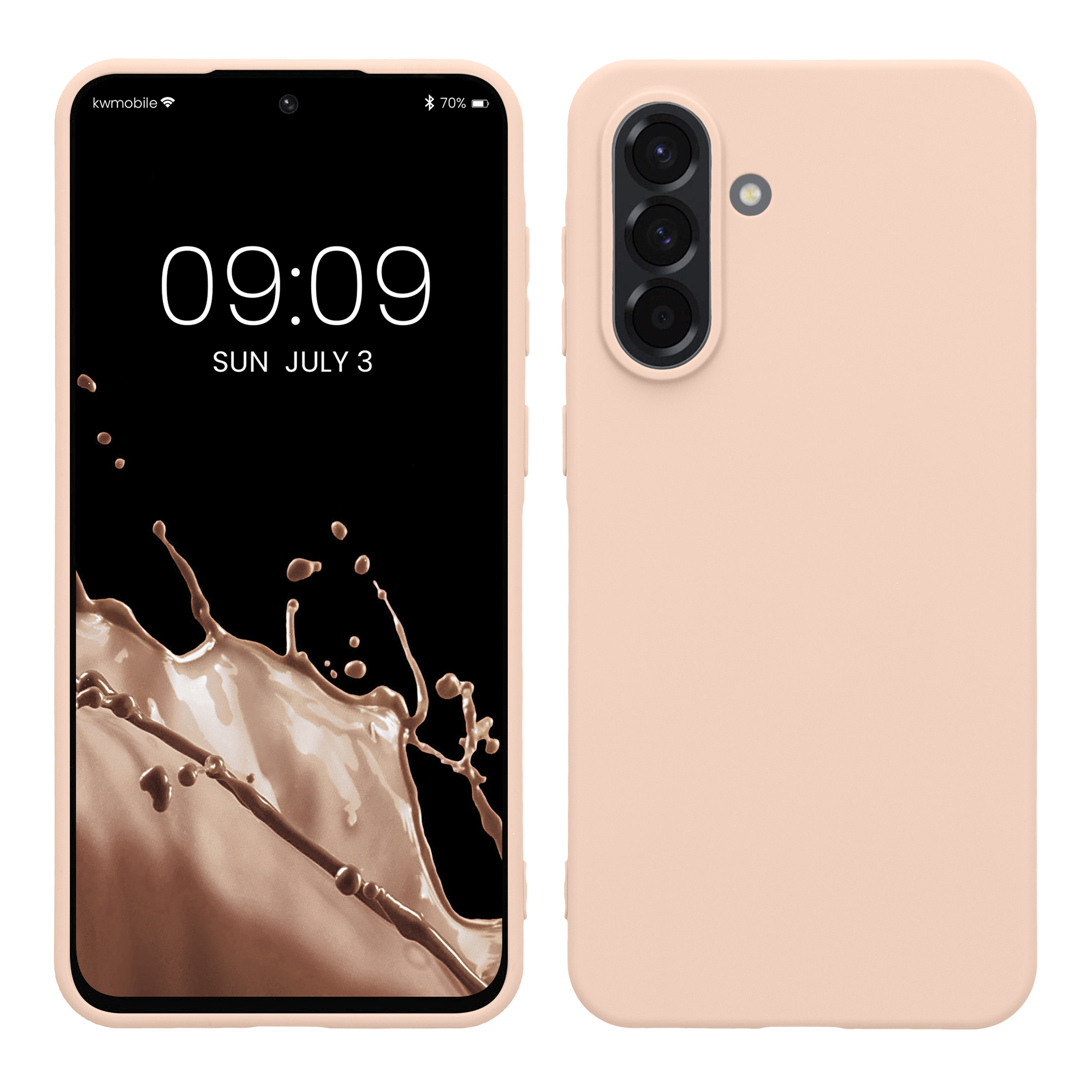 Kryt na mobil Samsung Galaxy A56 5G kwmobile TPU Kokosový vír