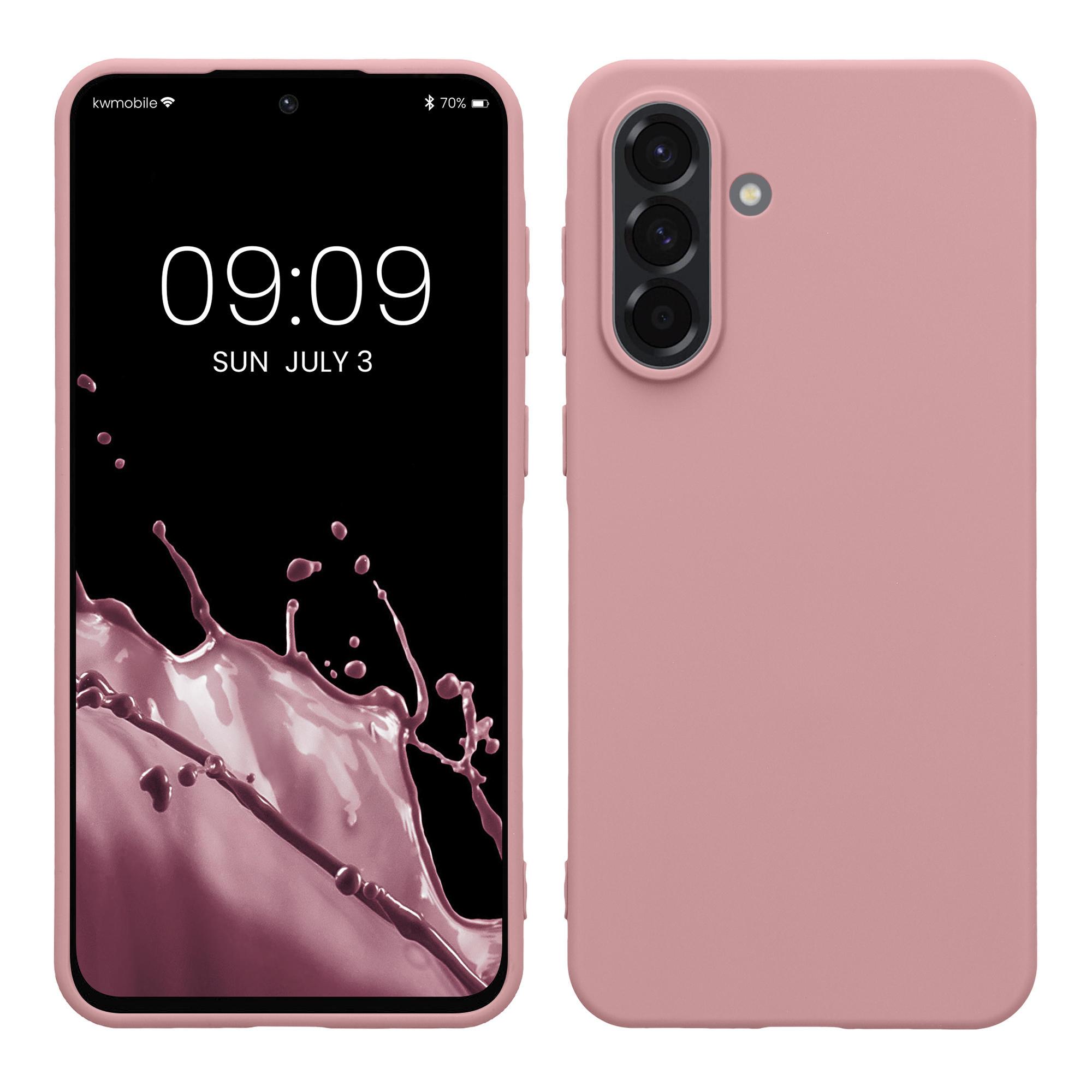 Pouzdro pro Samsung Galaxy A56 5G kwmobile TPU - matná starorůžová