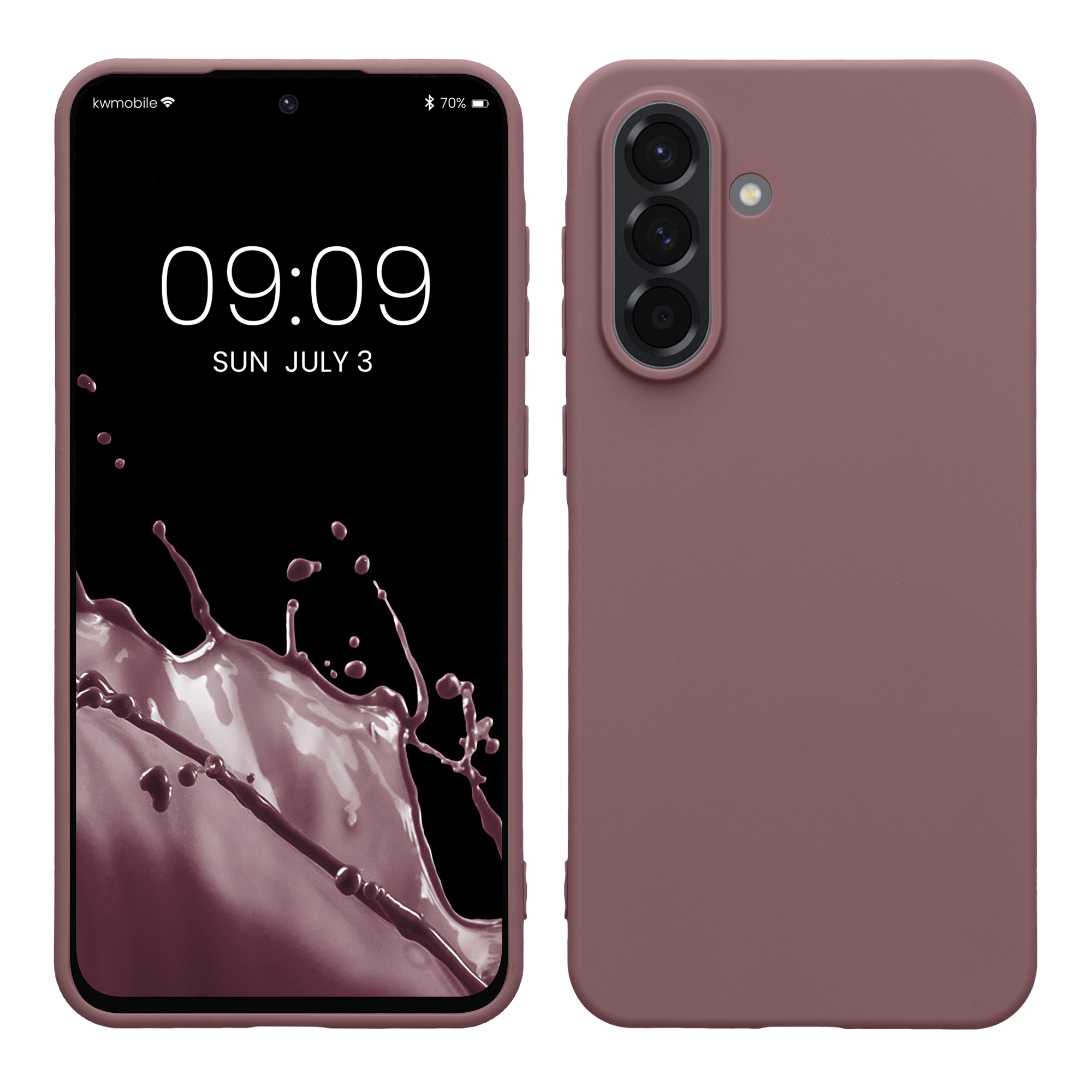 Pouzdro pro Samsung Galaxy A56 5G kwmobile TPU - hroznová fialová