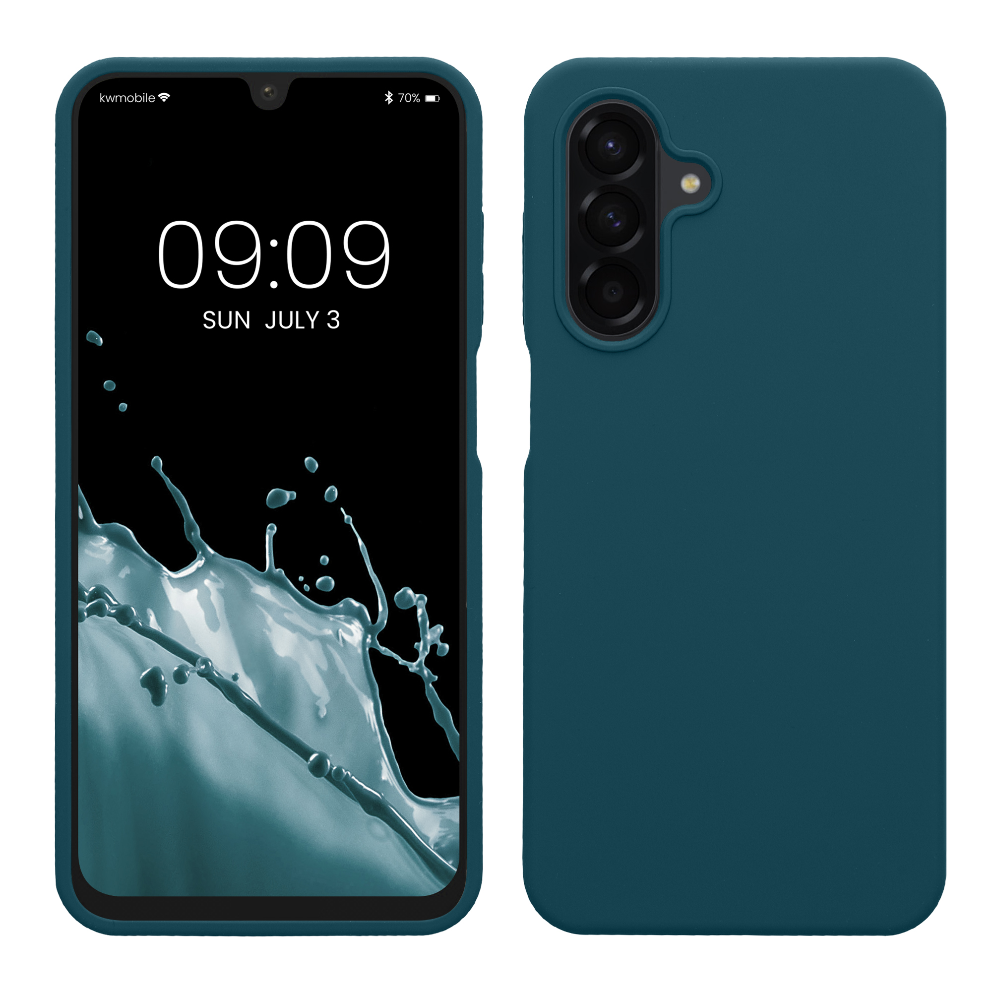 Kryt na mobil Samsung Galaxy A26 5G kwmobile TPU Matná petrolejová
