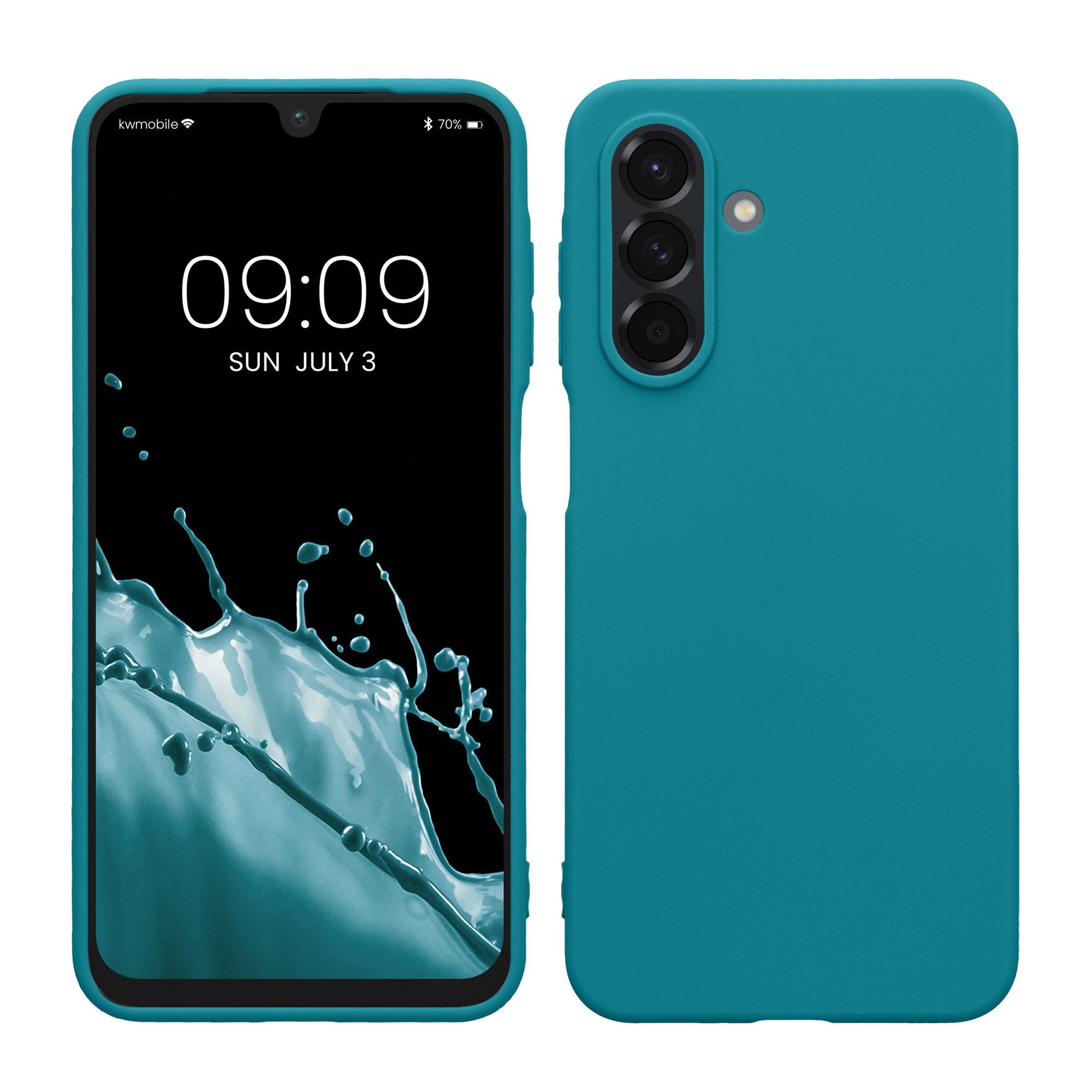 Kryt na mobil Samsung Galaxy A26 5G kwmobile TPU Matná petrolejová