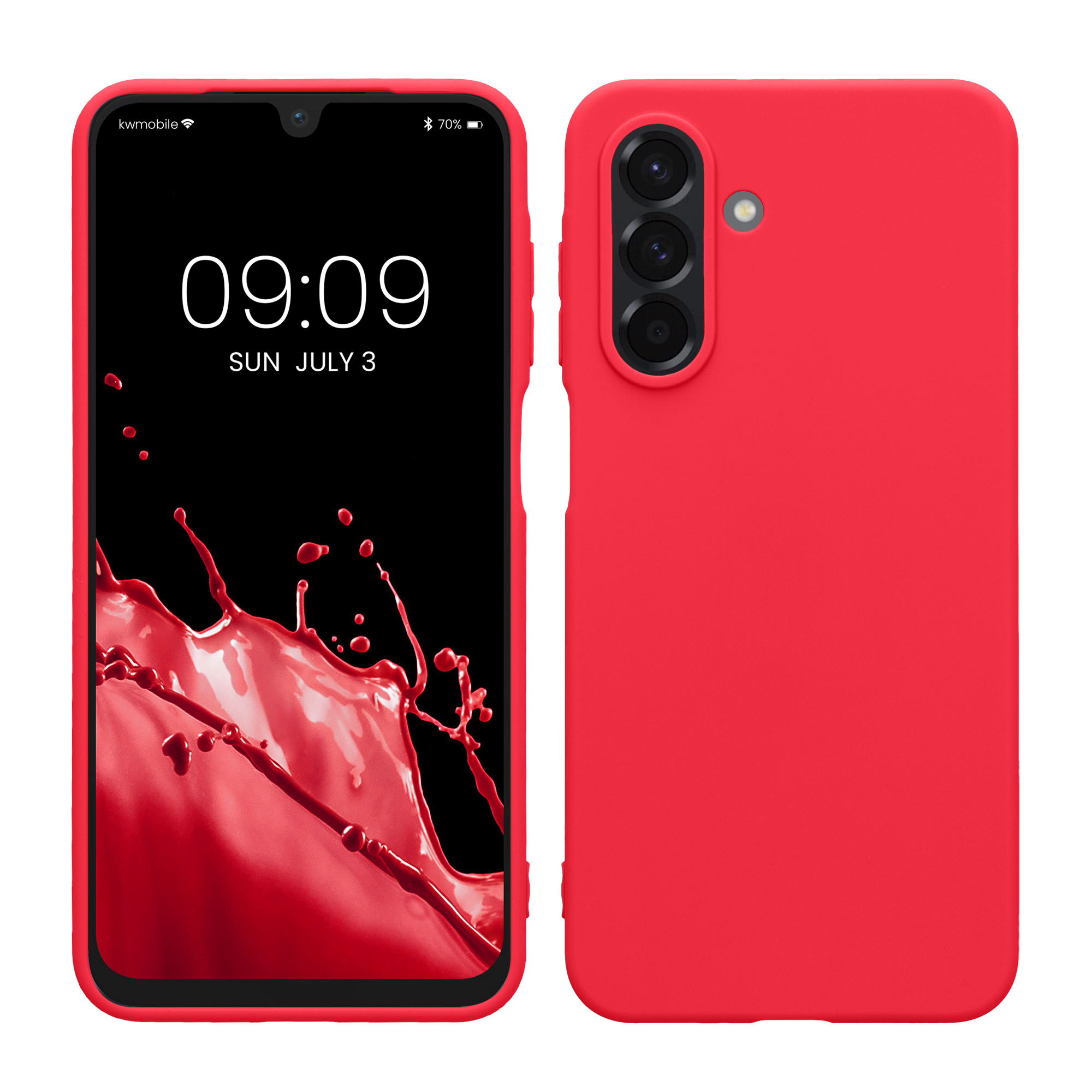 Kryt na mobil Samsung Galaxy A26 5G kwmobile TPU Neonová růžová