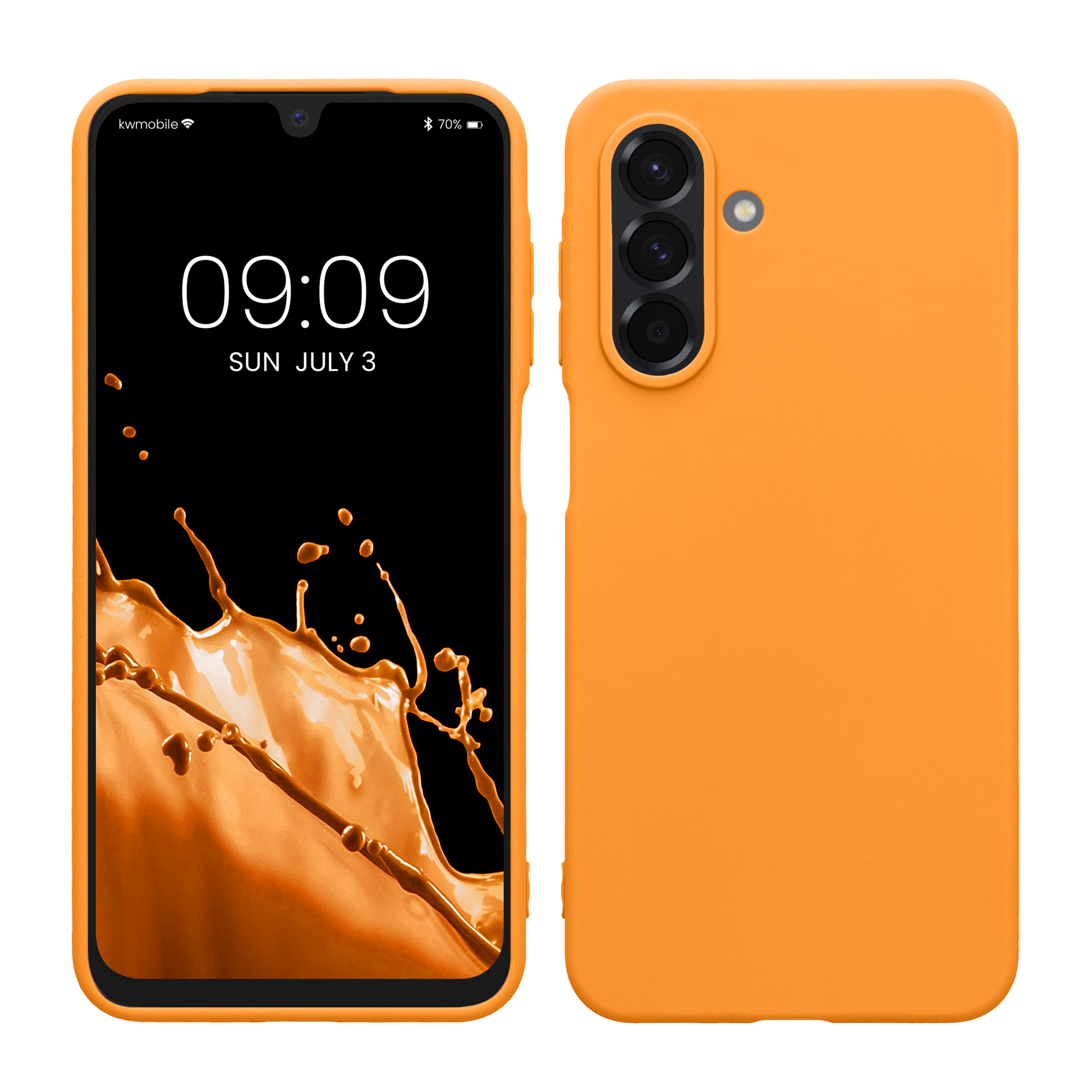 Kryt na mobil Samsung Galaxy A26 5G kwmobile TPU Ovocná oranžová