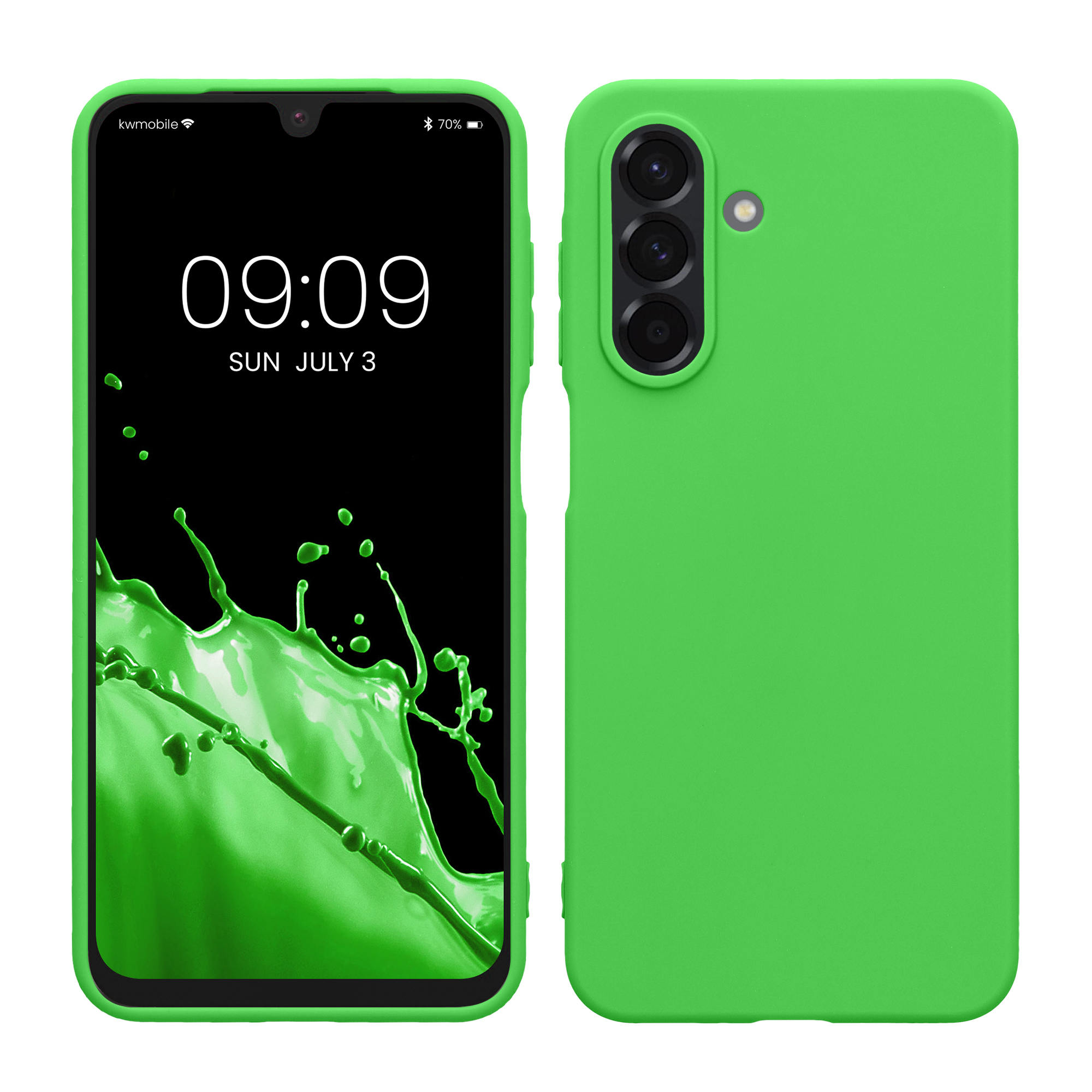Kryt na mobil Samsung Galaxy A26 5G kwmobile TPU Limetková zelená