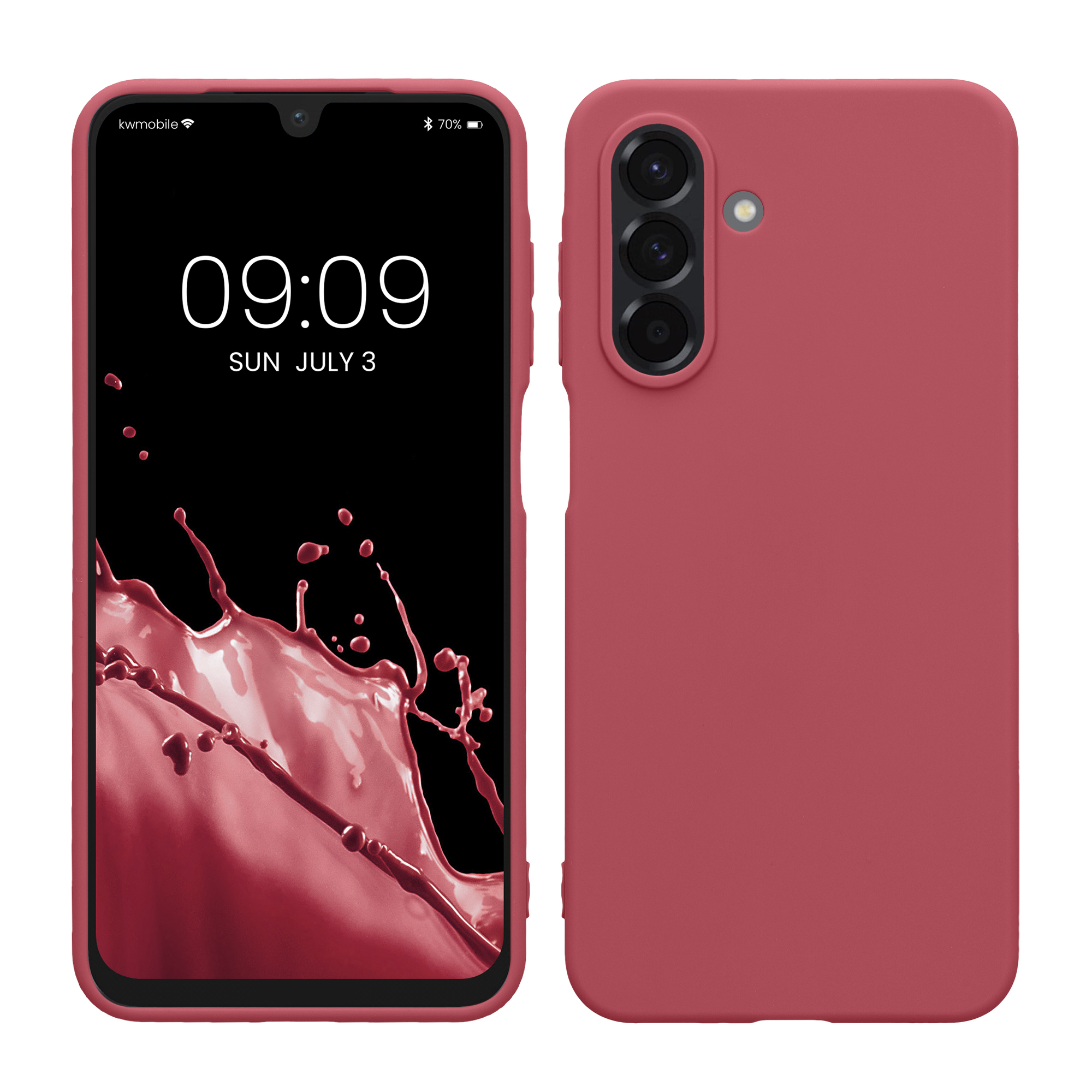 Kryt na mobil Samsung Galaxy A26 5G kwmobile TPU Tmavě růžová