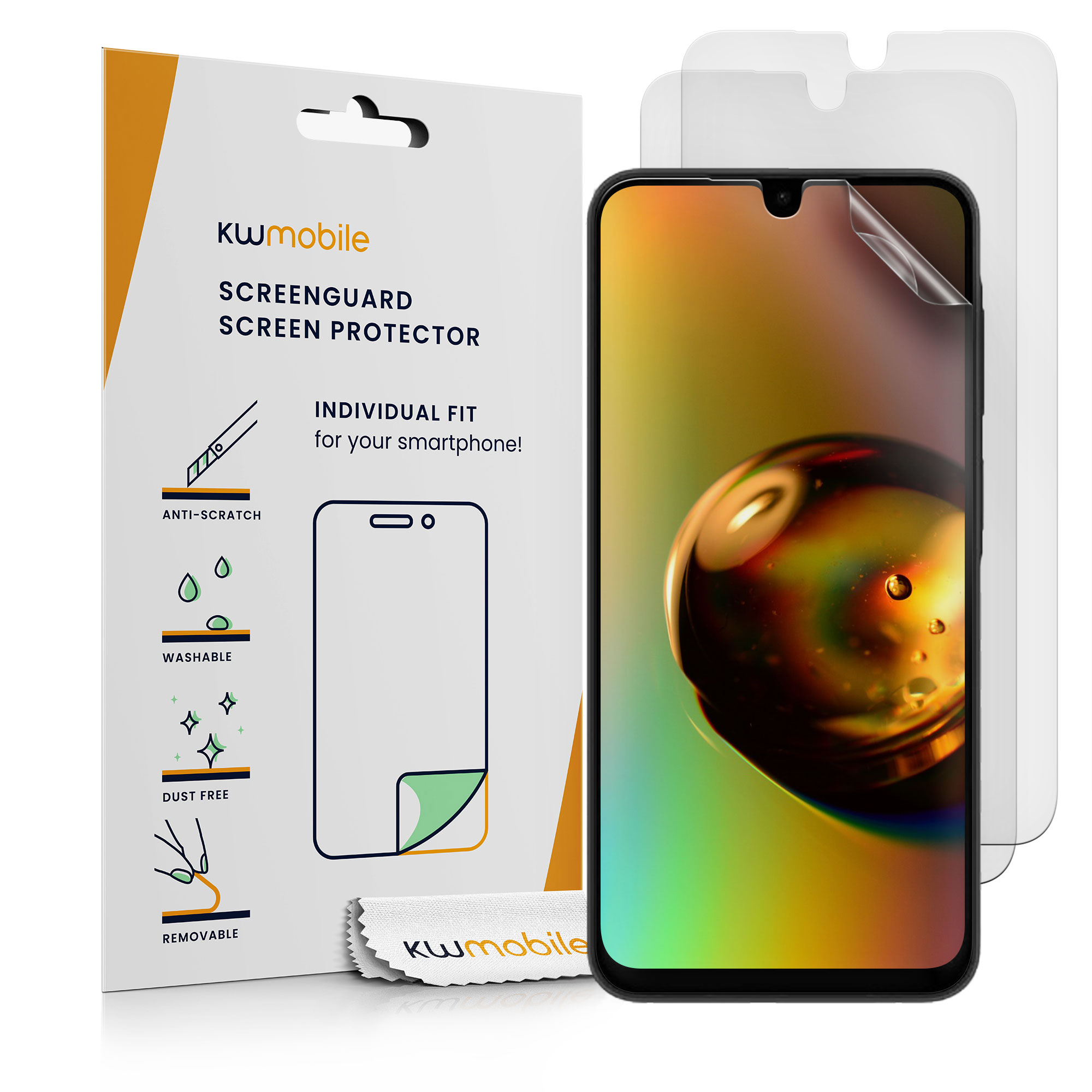 Sada 3 ochranných fólií pro Samsung Galaxy A26 5G kwmobile - matný