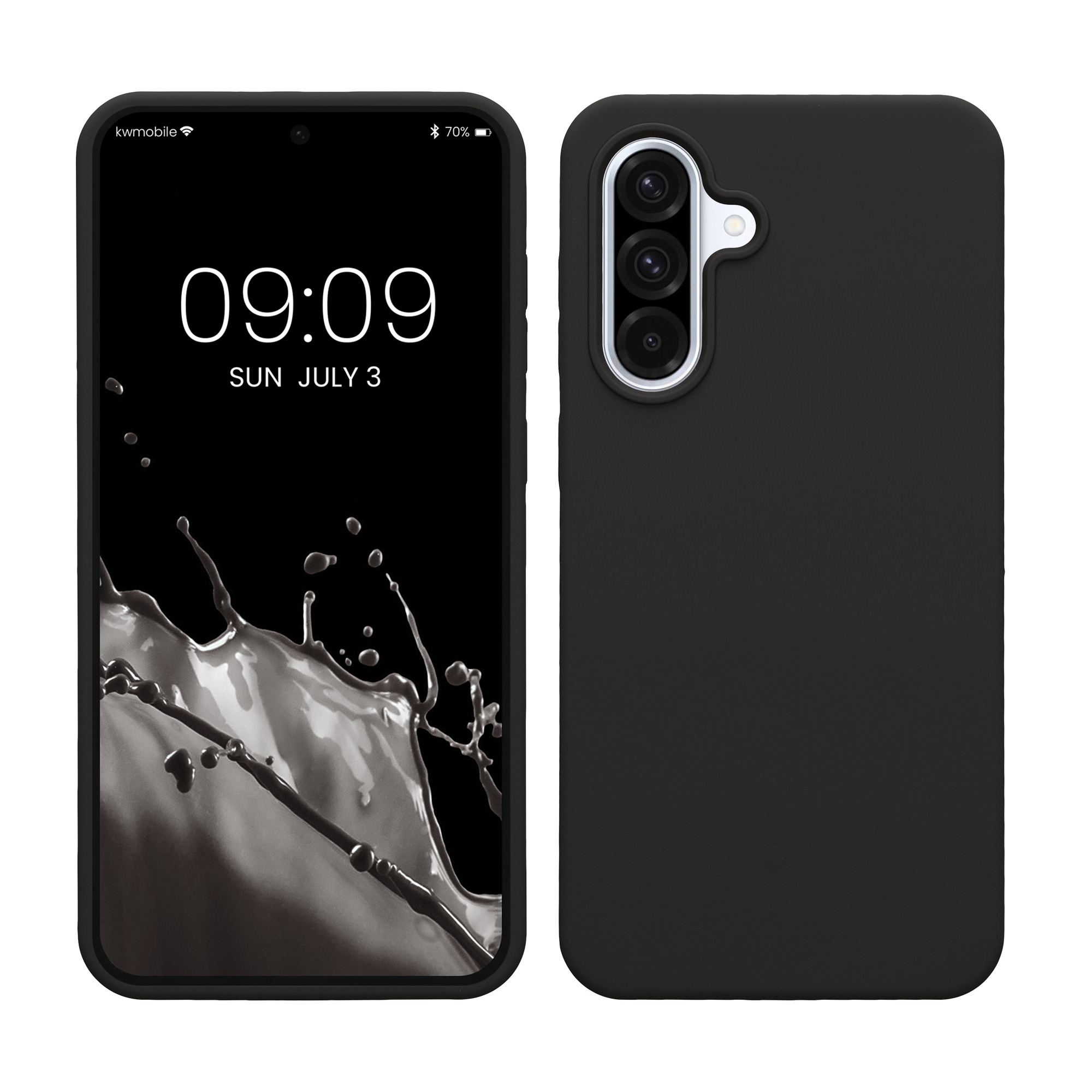 Kryt na mobil Samsung Galaxy A36 5G kwmobile TPU tmavě šedý