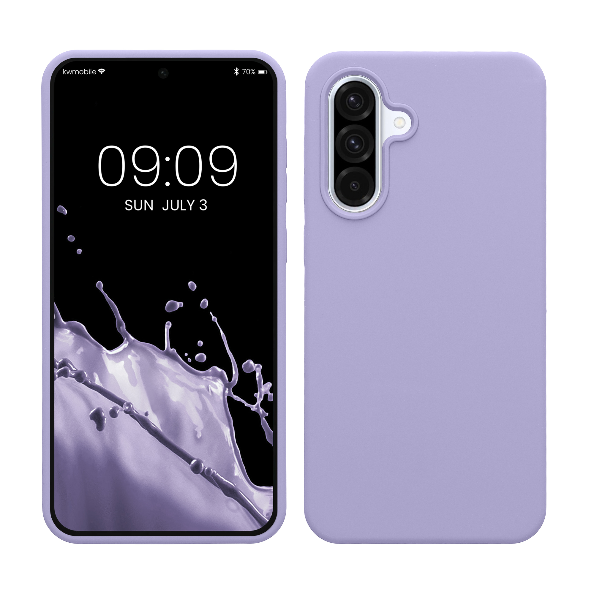 Kryt na mobil Samsung Galaxy A36 5G kwmobile TPU Levandulová