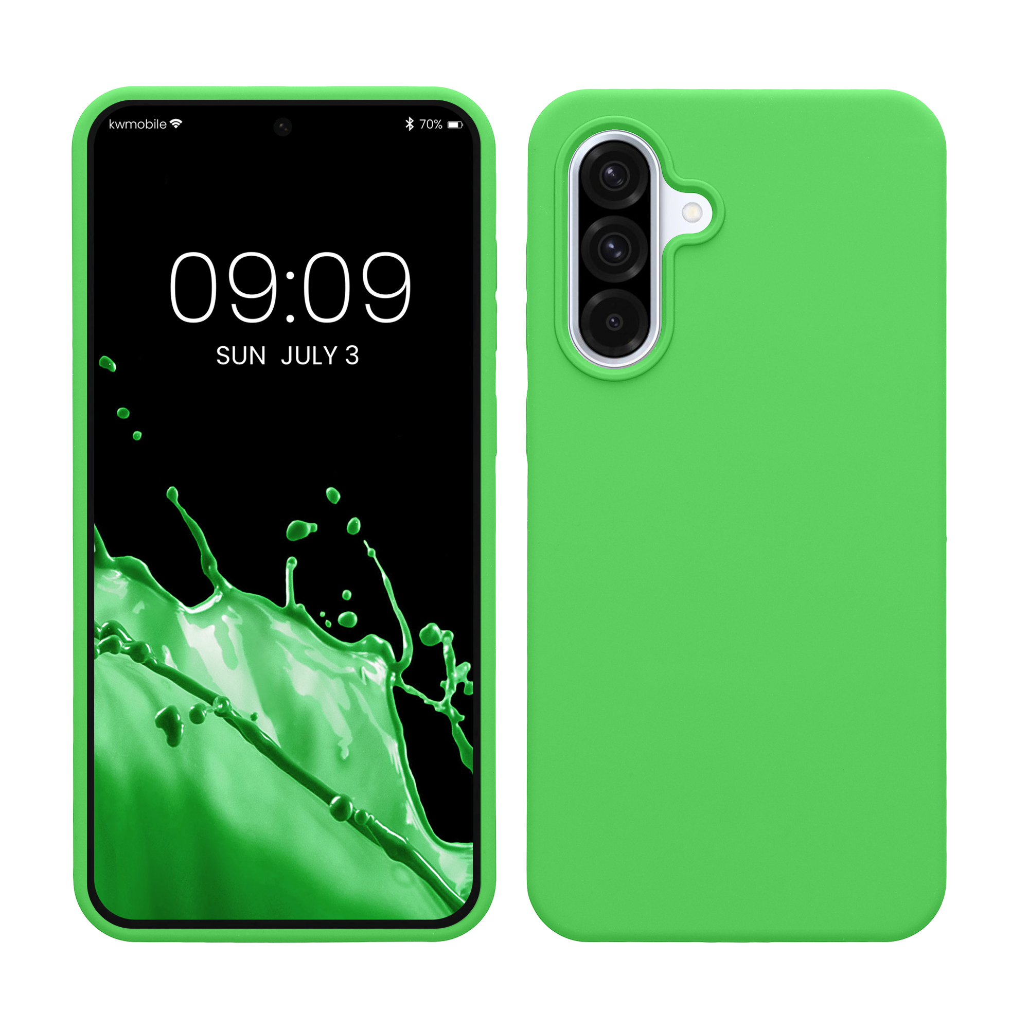 Kryt na mobil Samsung Galaxy A36 5G kwmobile TPU Limetková zelená