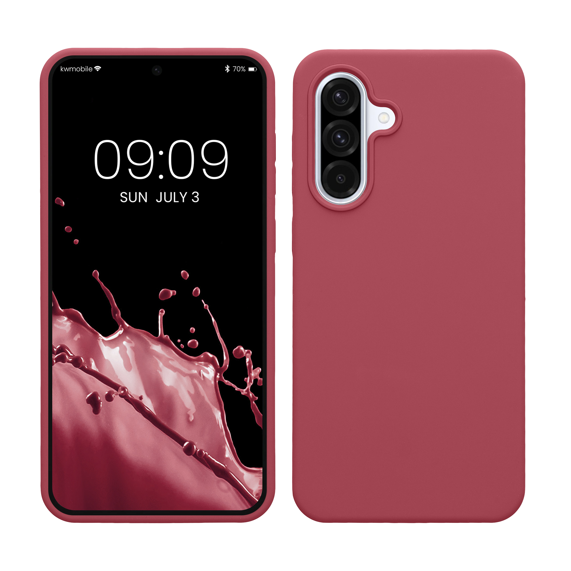 Kryt na mobil Samsung Galaxy A36 5G kwmobile TPU Tmavě růžová