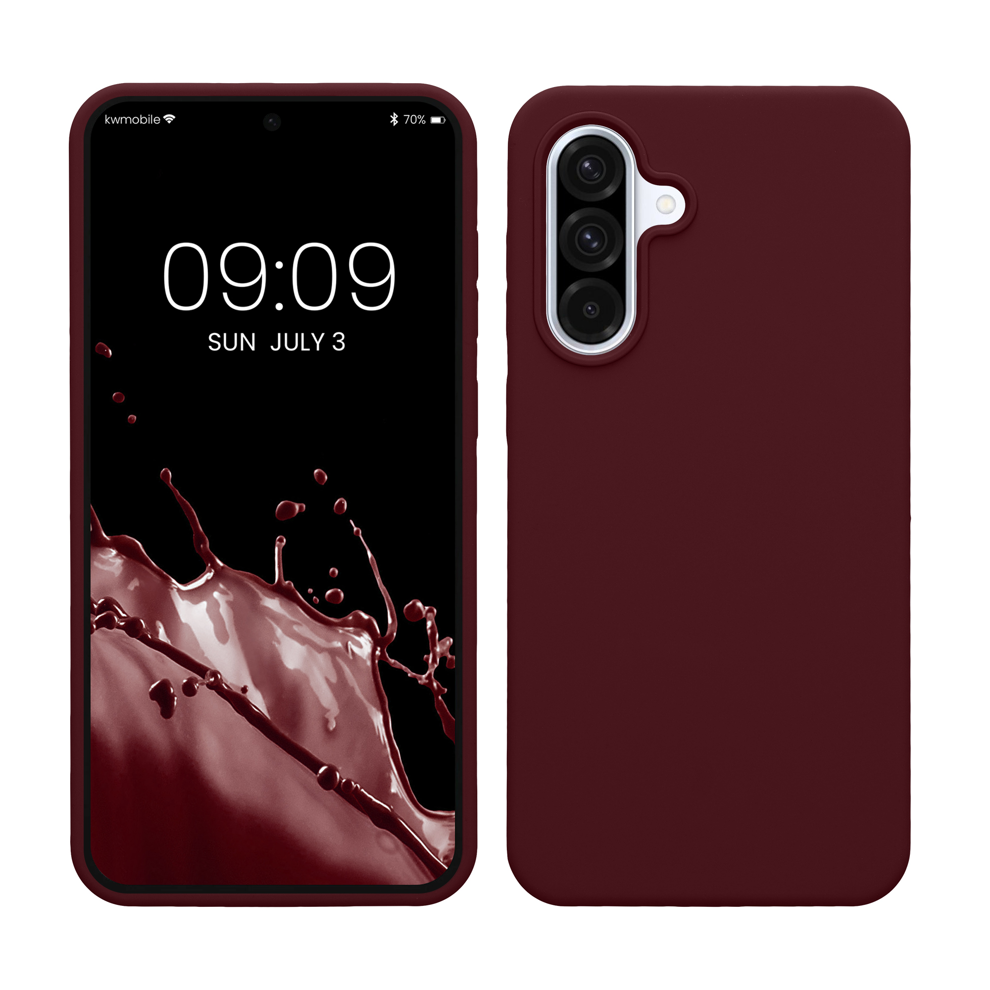 Kryt na mobil Samsung Galaxy A36 5G kwmobile TPU vínově fialový