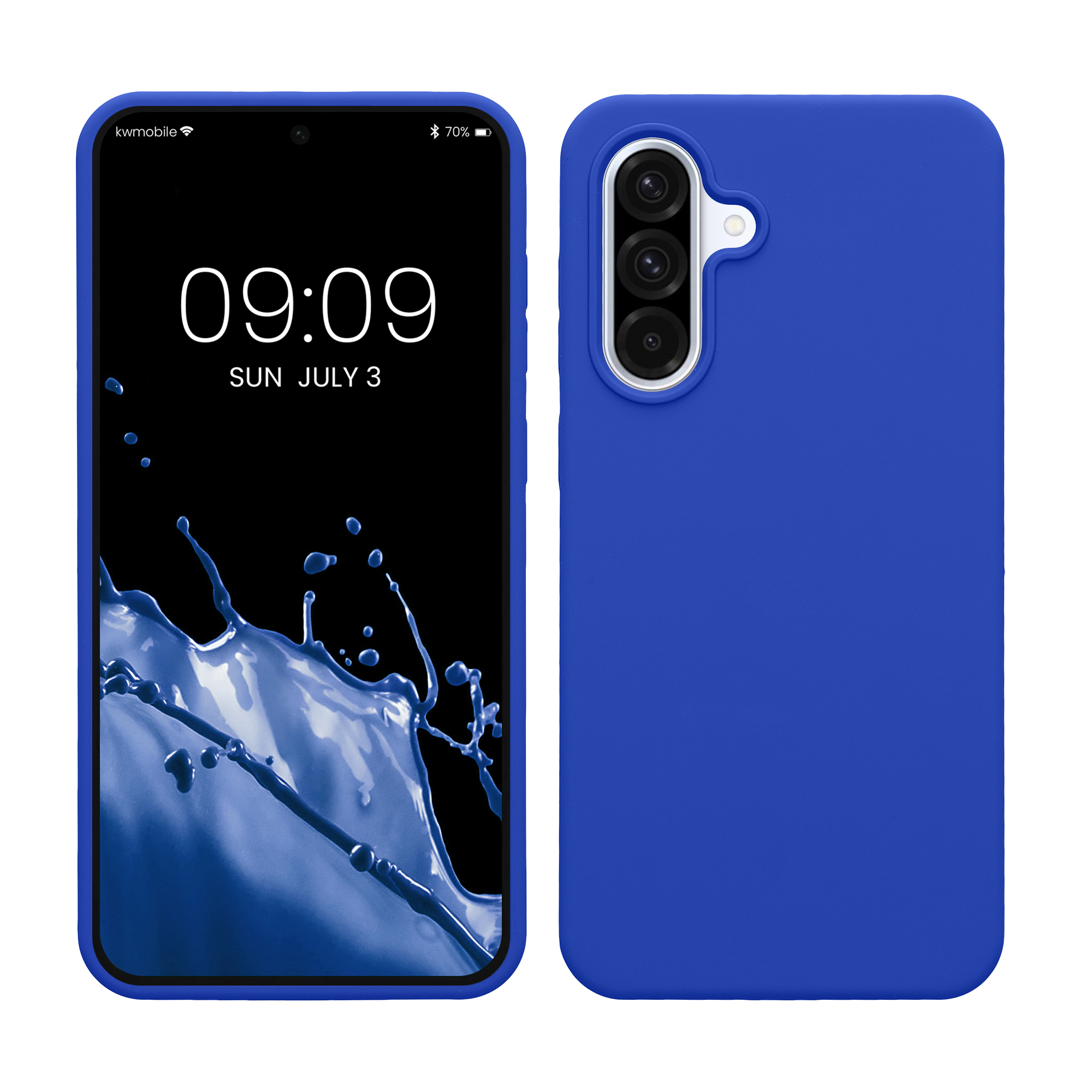 Kryt na mobil Samsung Galaxy A36 5G kwmobile TPU Baltická modrá