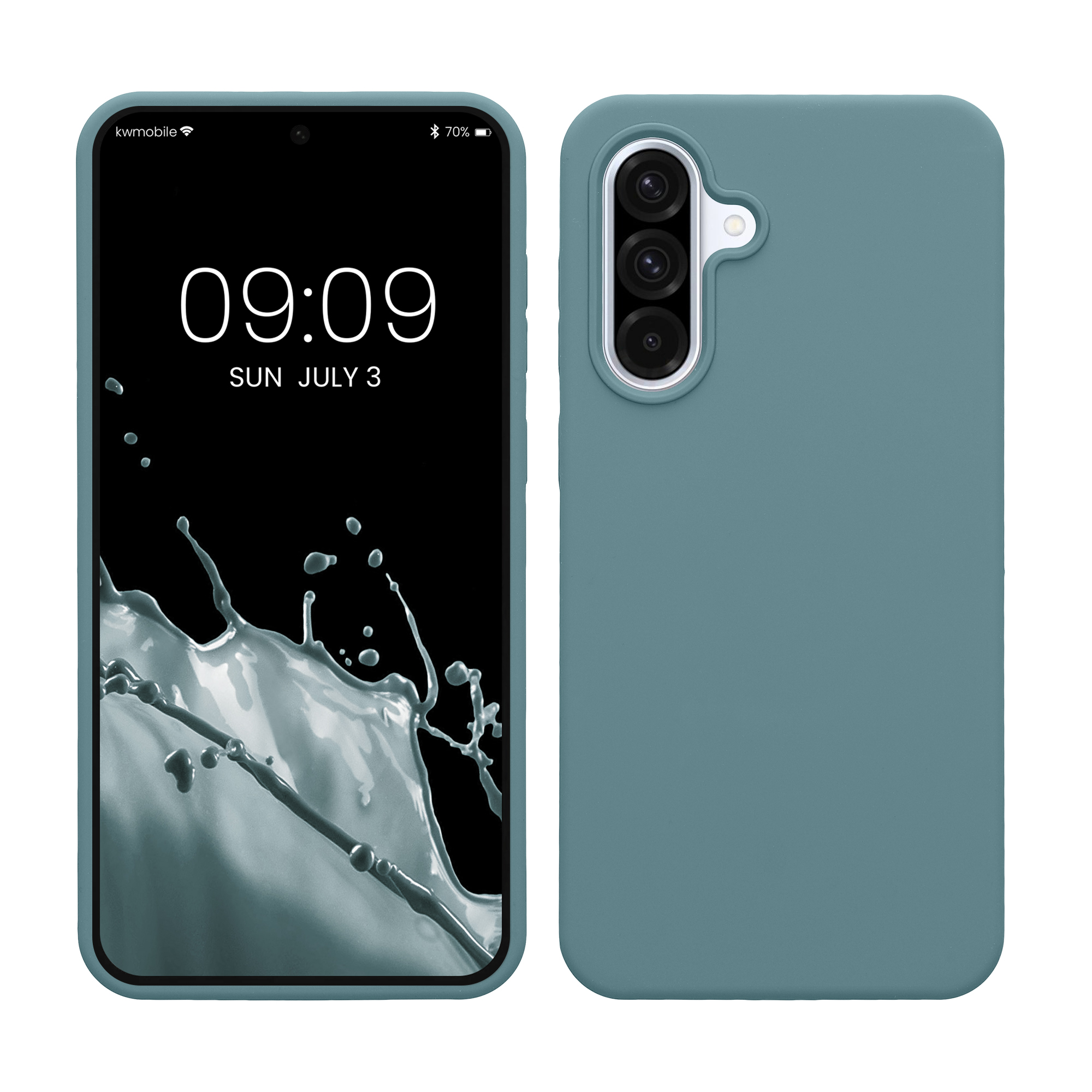 Pouzdro pro Samsung Galaxy A36 5G kwmobile silikonové - antický kámuži