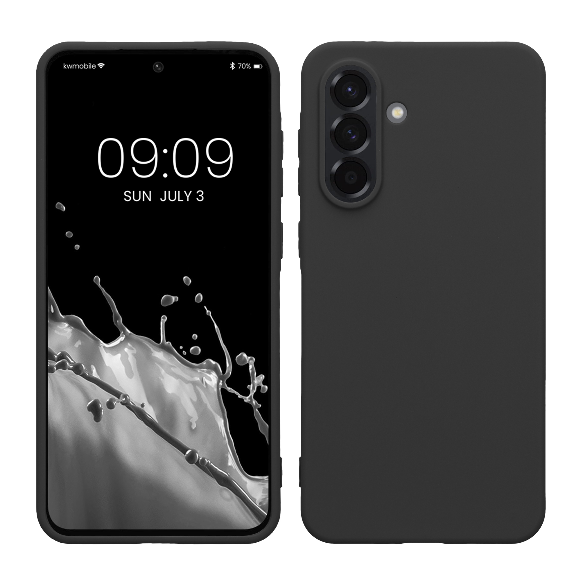 Kryt na mobil Samsung Galaxy A36 5G kwmobile TPU Tmavě šedá